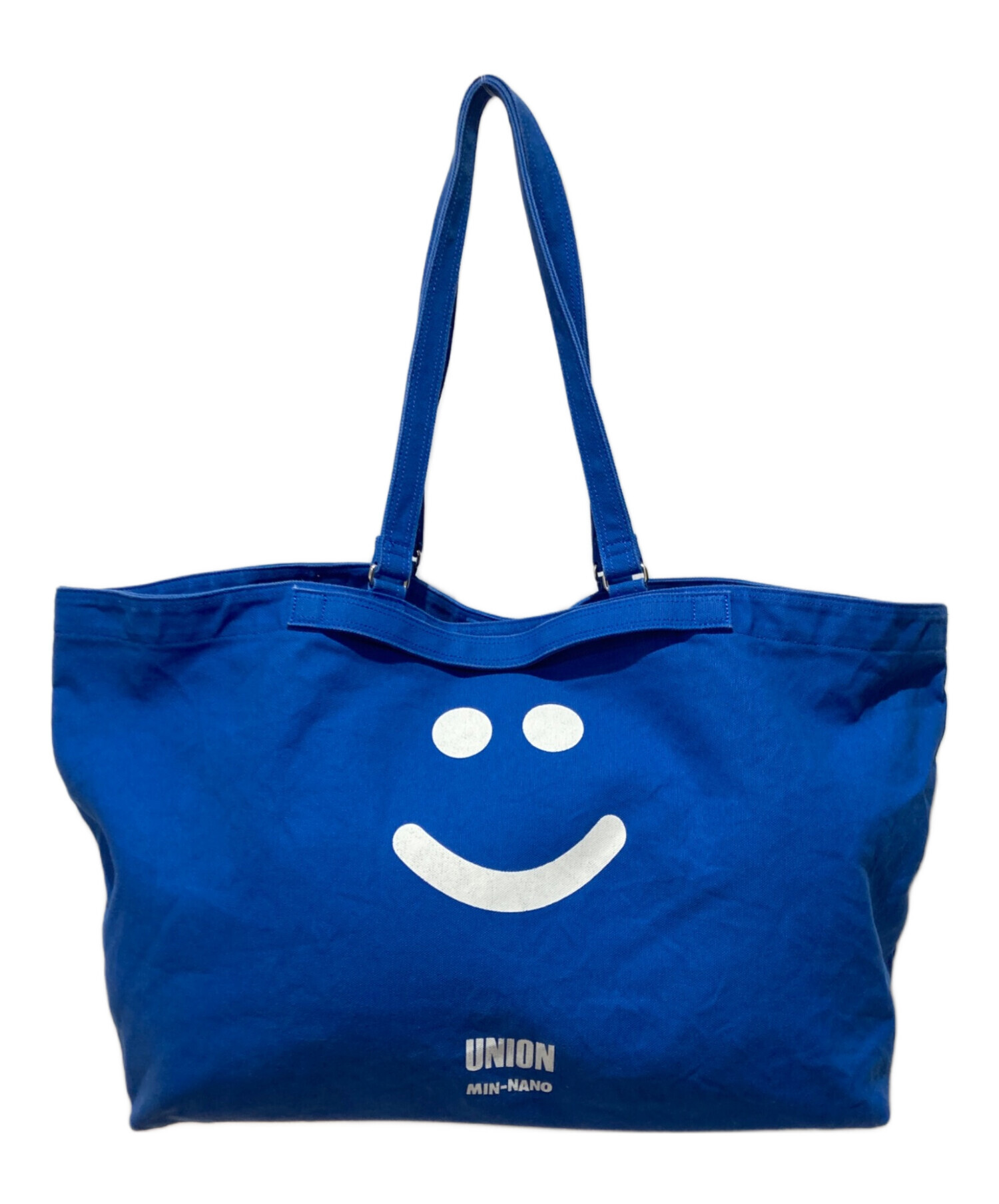 UNION MIN-NANO PORTER スマイルビッグトートバッグ 中古・古着通販】UNION (ユニオン) POTER (ポーター) SMILE BIG TOTE