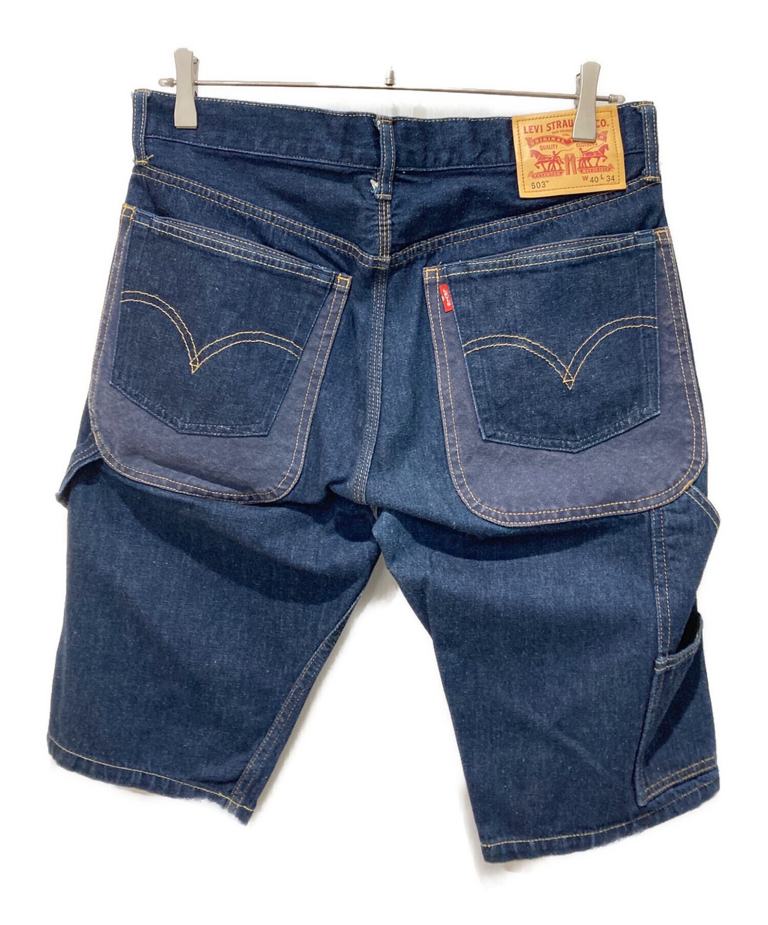 JUNYA WATANABE カジュアルシャツ S インディゴ(デニム) 【古着】【中古】 JUNYA WATANABE - JUNYA WATANABE カジュアルシャツ S インディゴ