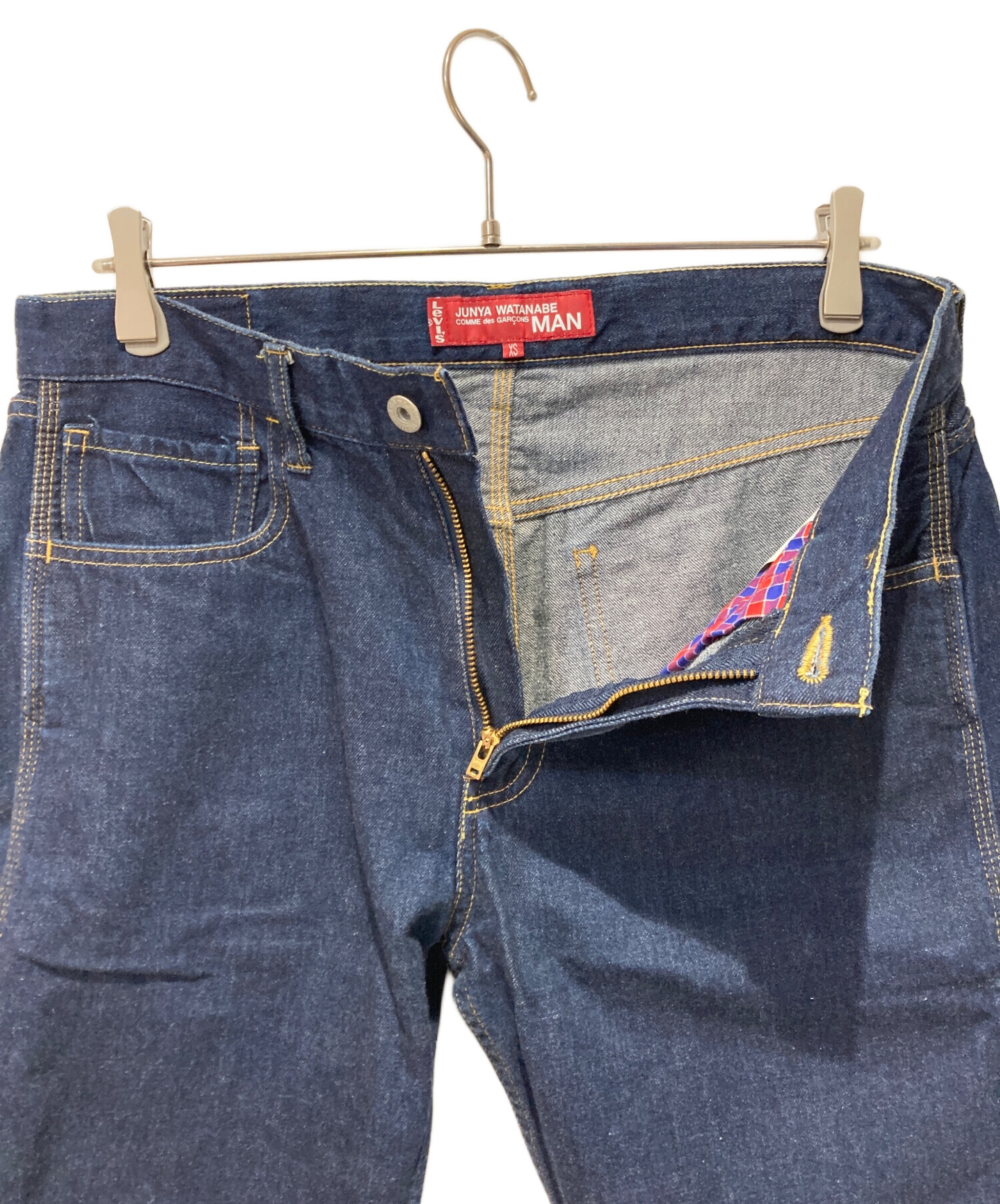 JUNYA WATANABE カジュアルシャツ S インディゴ(デニム) 【古着】【中古】 JUNYA WATANABE - JUNYA WATANABE カジュアルシャツ S インディゴ