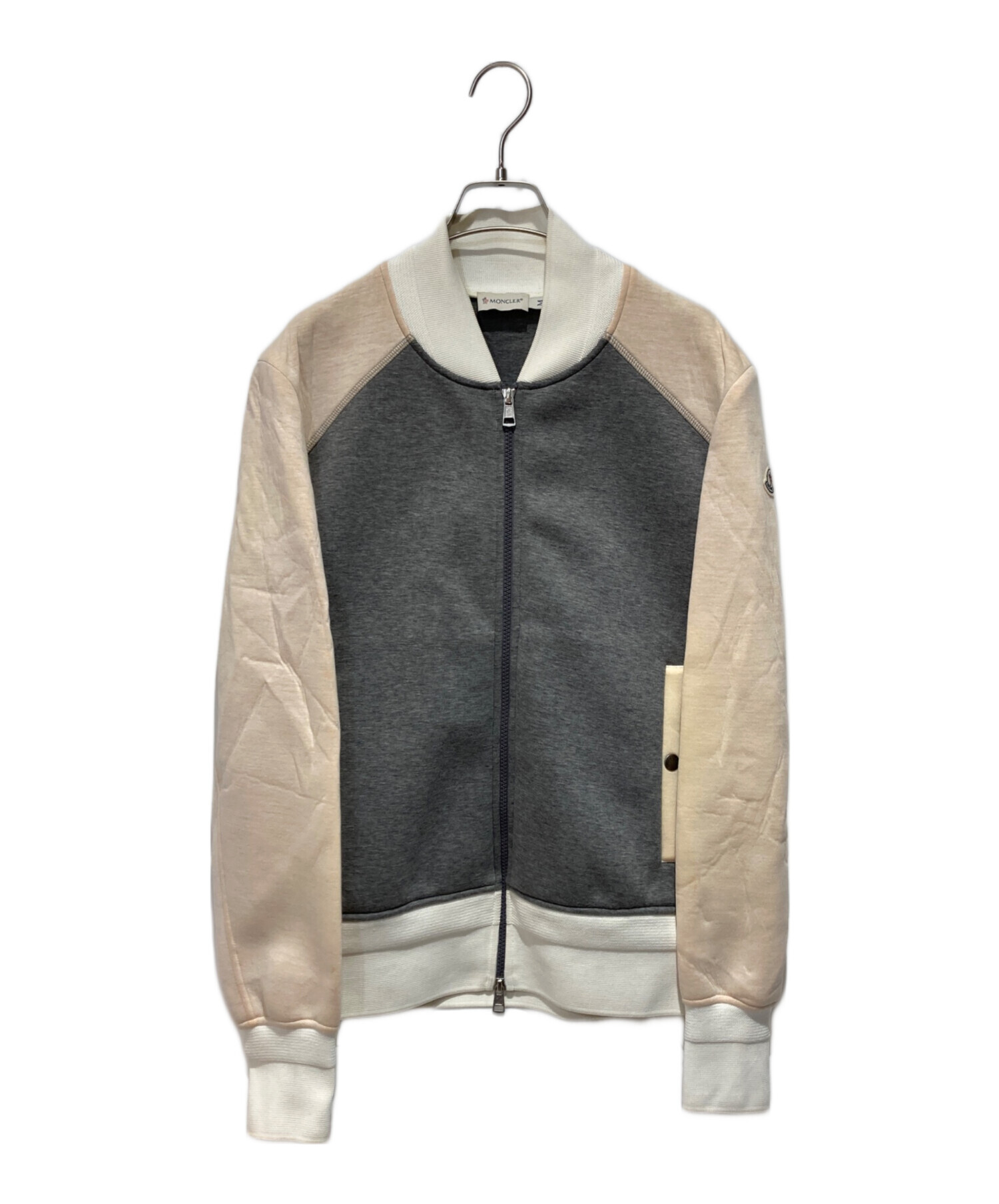 ◇モンクレール　レディースブルゾン　00　春物　コットンポリエステル　管6673 中古・古着通販】MONCLER (モンクレール) コットン ブルゾン ベージュ