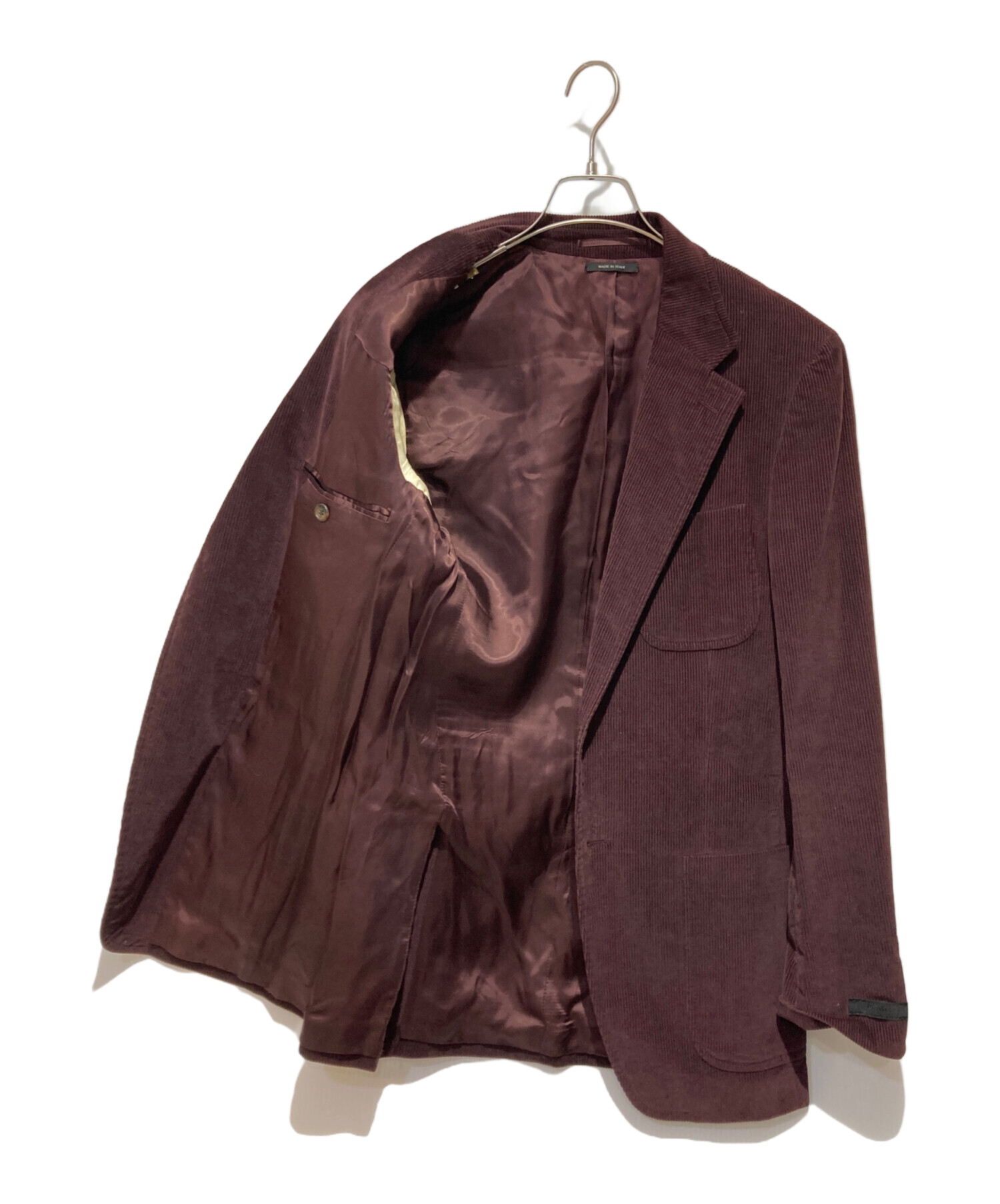 80s PRADA プラダ　カシミヤ100％ ジャケット　ブレザー　46 XL 中古・古着通販】PRADA (プラダ) ジャケット バイオレット サイズ:46