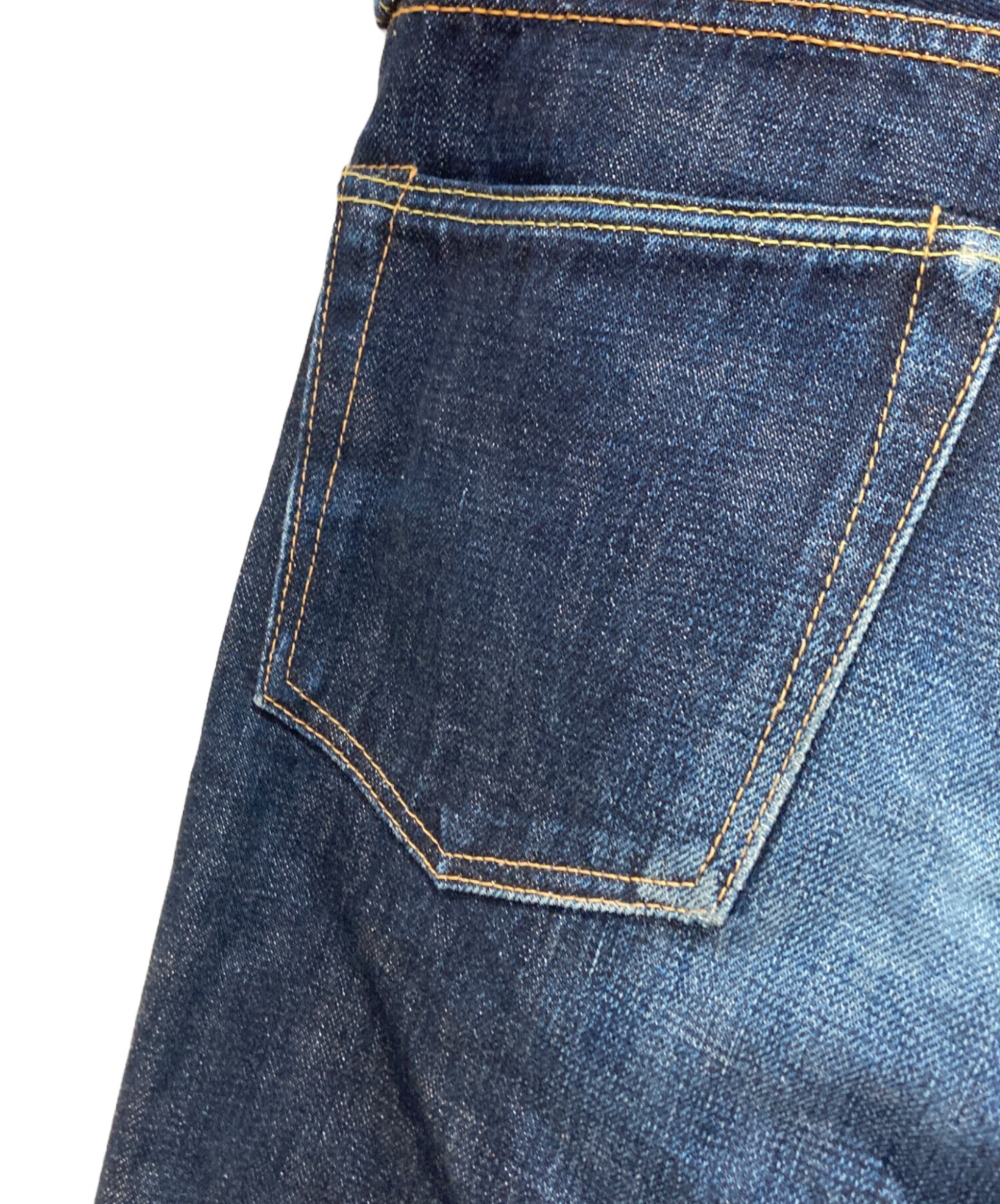 桃太郎ジーンズ★インディゴ　W28◎スリムストレートデニム★ 中古・古着通販】MOMOTARO JEANS (桃太郎ジーンズ) 出陣スリム