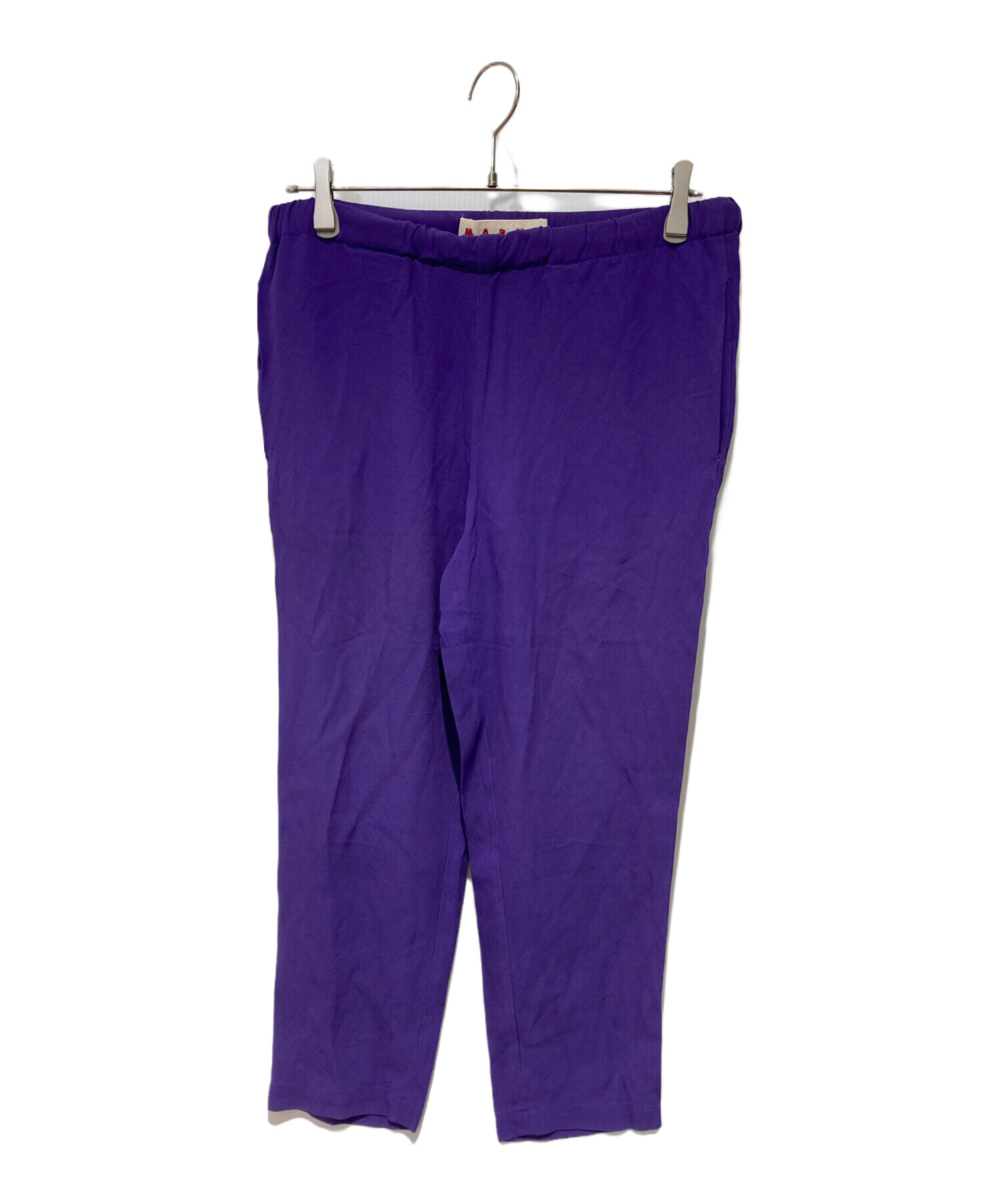 中古・古着通販】MARNI (マルニ) クロップドパンツ パープル サイズ:42