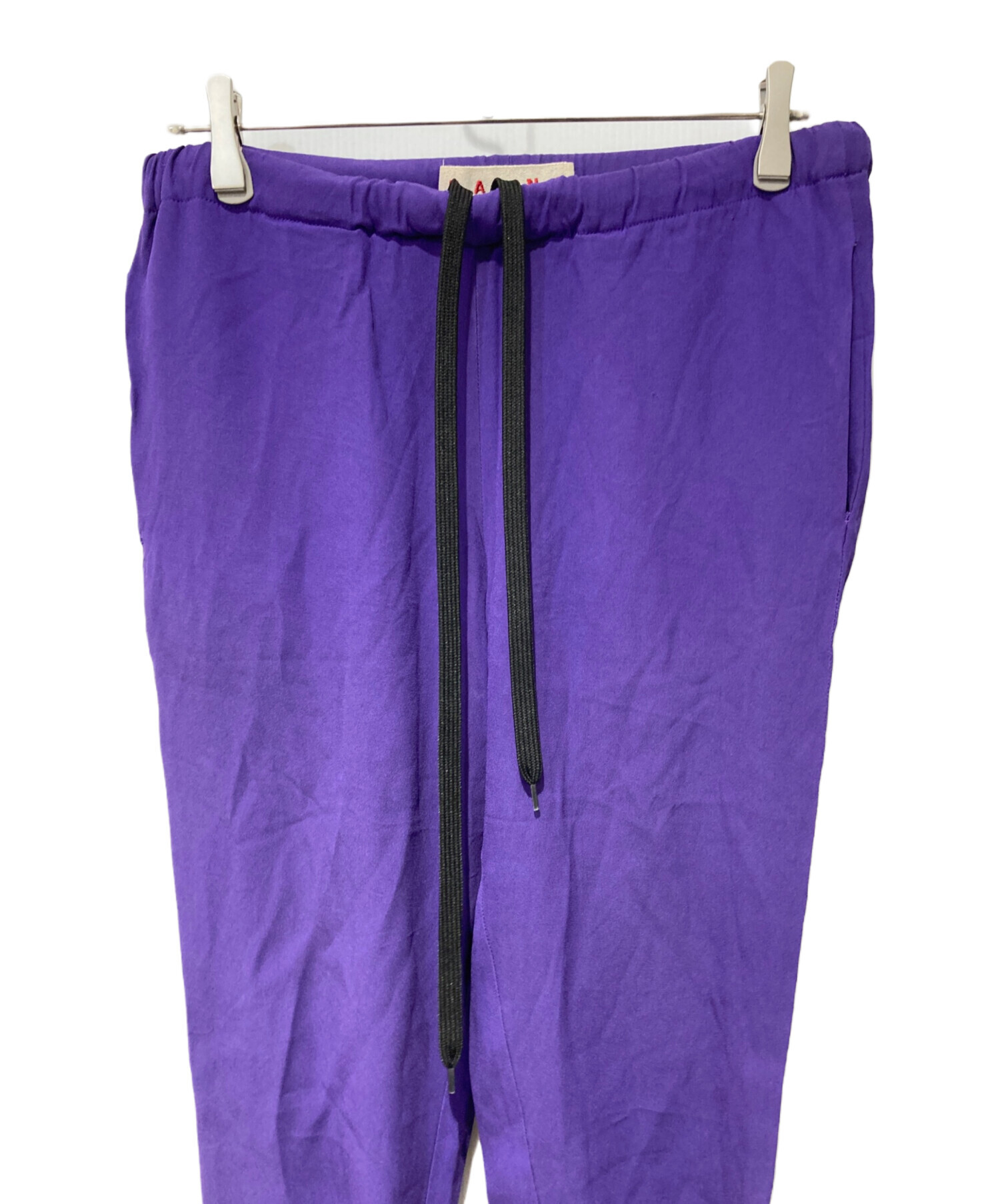 中古・古着通販】MARNI (マルニ) クロップドパンツ パープル サイズ:42