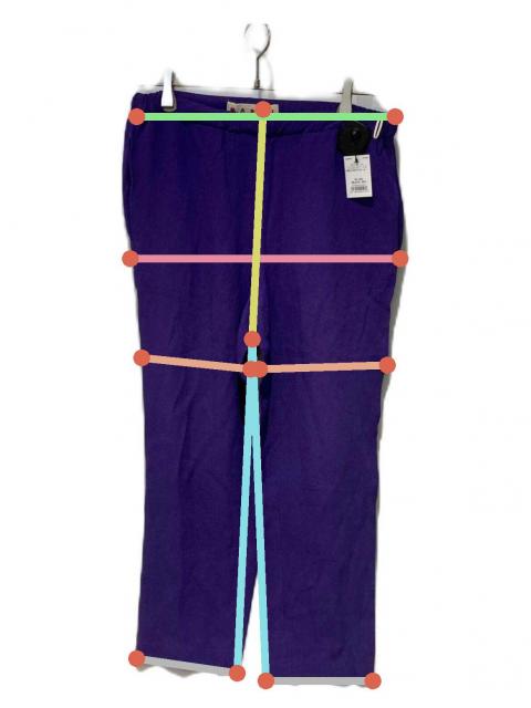 中古・古着通販】MARNI (マルニ) クロップドパンツ パープル サイズ:42