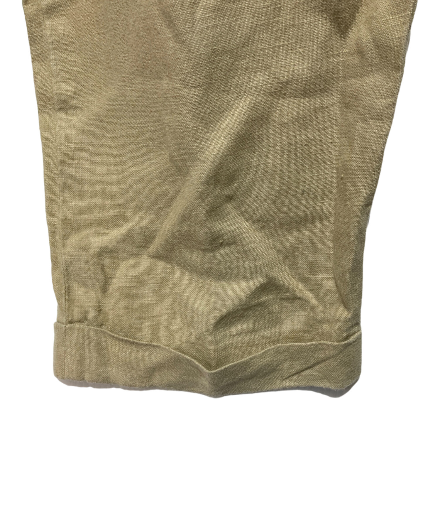 Polo Ralph Lauren ベージュ 2タック　初期タグ 38/36 90's Polo Ralph Lauren 2タック チノトラウザー “POLO CHINO / MADE
