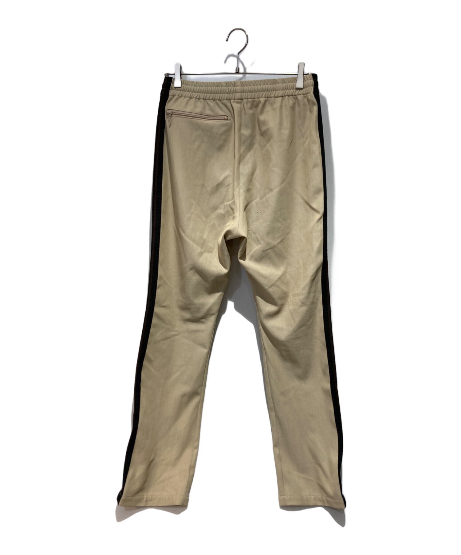 Needles JACQUARD ベージュ トラックパンツ 中古・古着通販】Needles (ニードルズ) トラックパンツ ベージュ