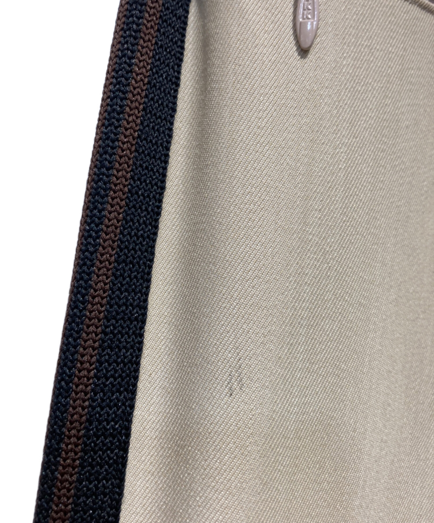 Needles JACQUARD ベージュ トラックパンツ 中古・古着通販】Needles (ニードルズ) トラックパンツ ベージュ