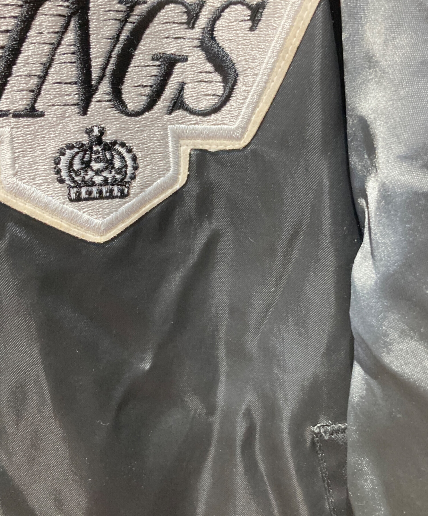 り*い様 50's スタジャン 中古・古着通販】USED (ユーズド) 90s チームスタジャン ブラック