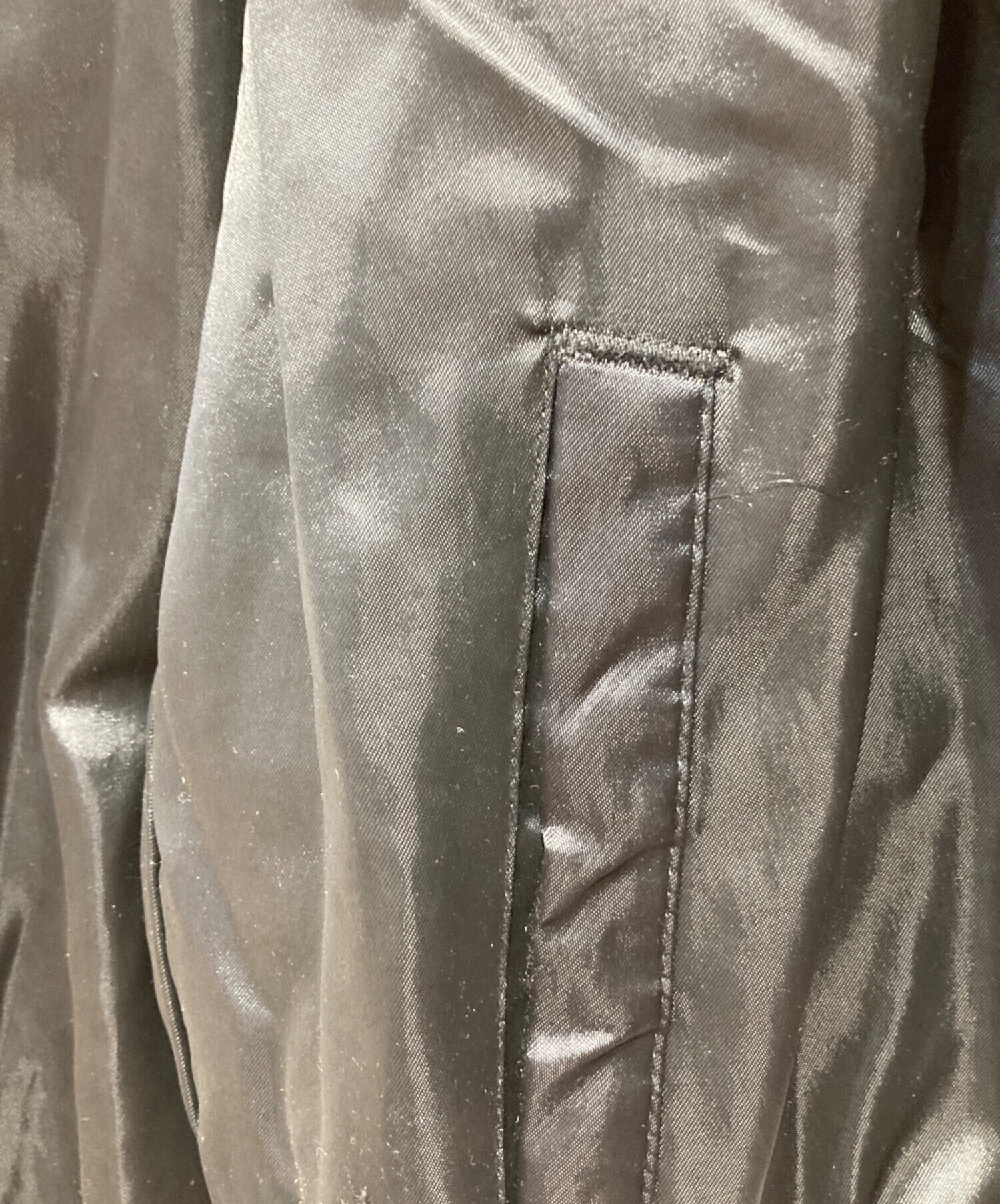 中古・古着通販】USED (ユーズド) 90s チームスタジャン ブラック