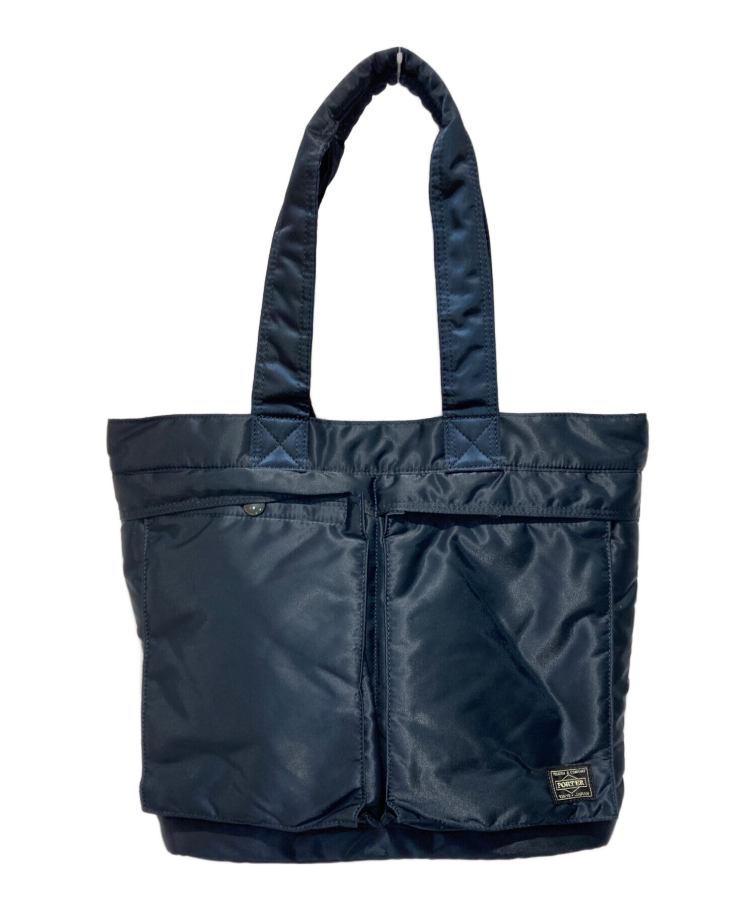 中古・古着通販】PORTER (ポーター) タンカートートバッグ ネイビー