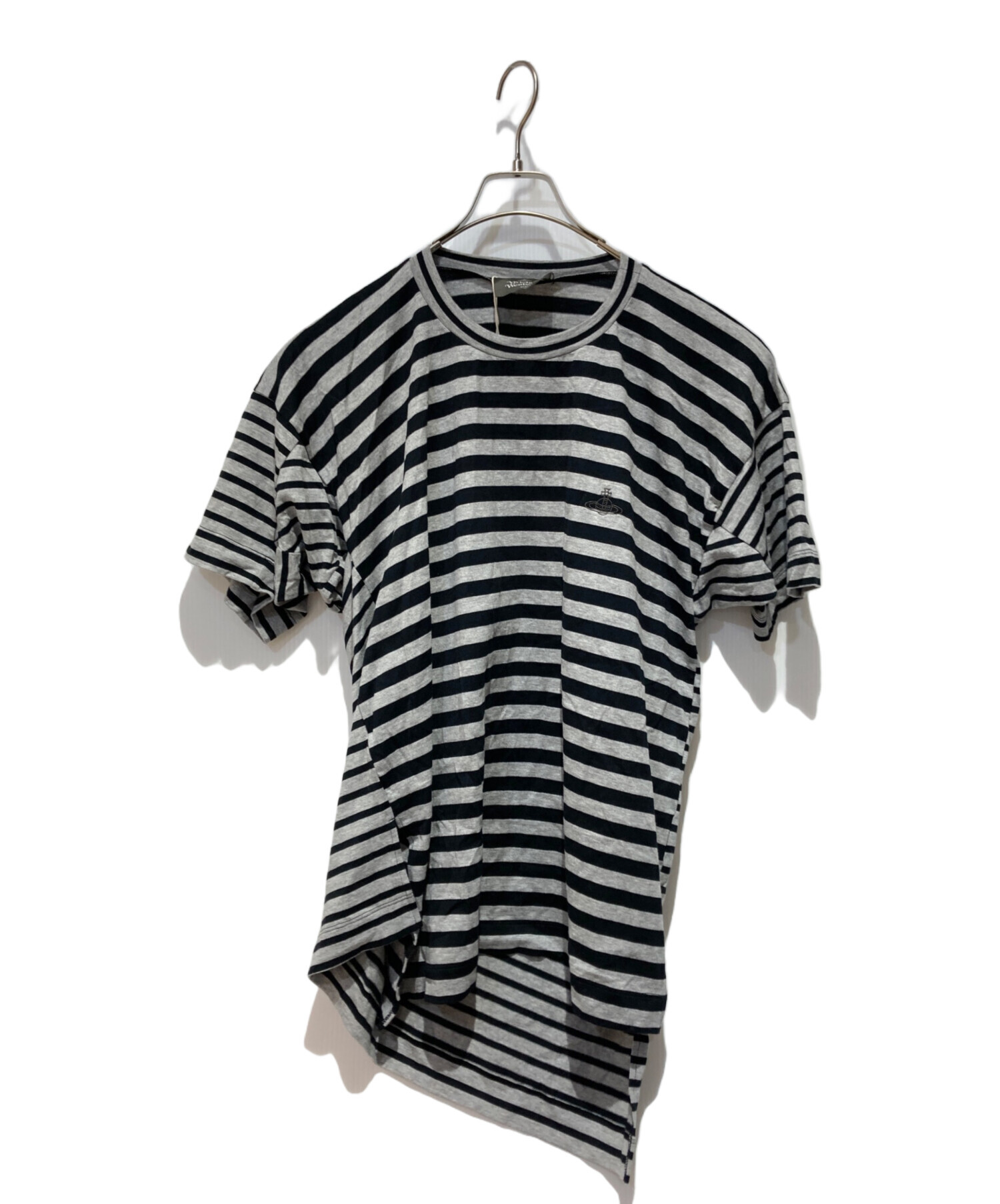 ヴィヴィアンウエストウッド ボーダーカットソー　ロンT オーブ　　　y2k 中古・古着通販】Vivienne Westwood man (ヴィヴィアン ウェストウッド