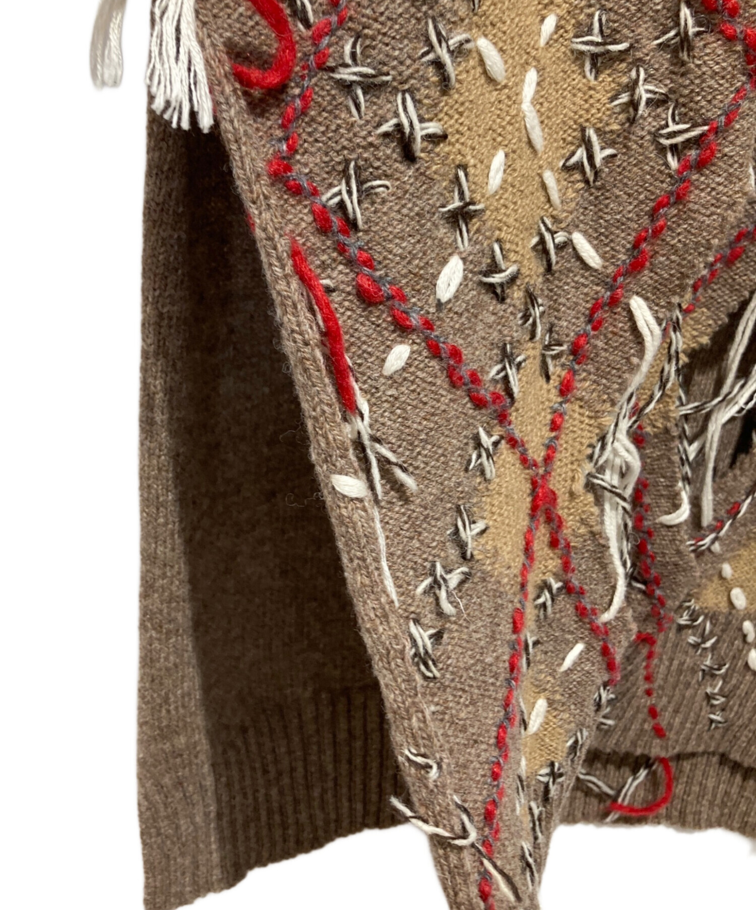 Maison Margiela メゾンマルジェラ マフラー - 茶 【古着】【中古】 中古・古着通販】MM6 Maison Margiela (エムエムシックスメゾン