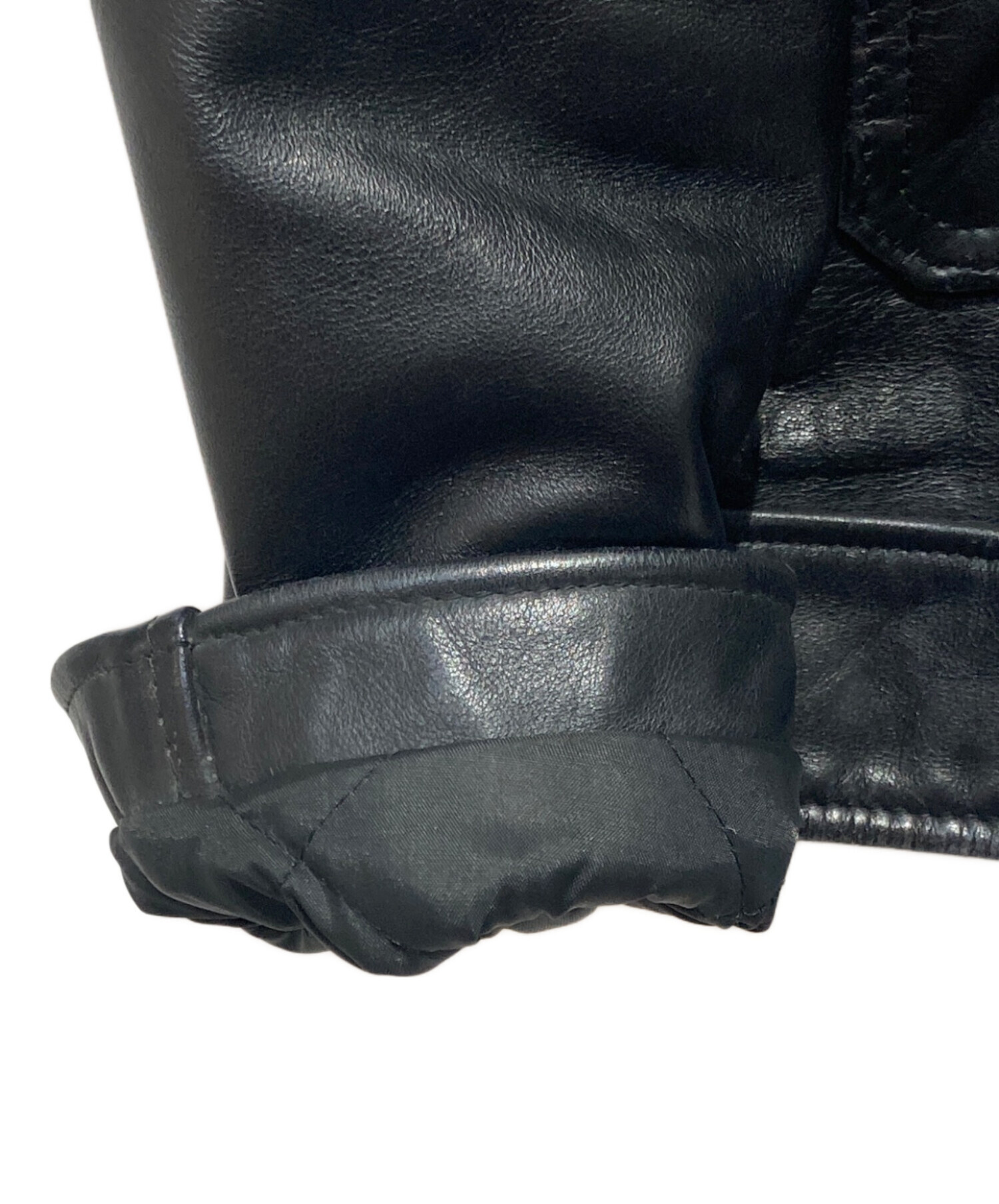 Schott ショット PERFECTO ポリスマンレザージャケット 黒 38 中古・古着通販】Schott (ショット) ポリスマンレザージャケット