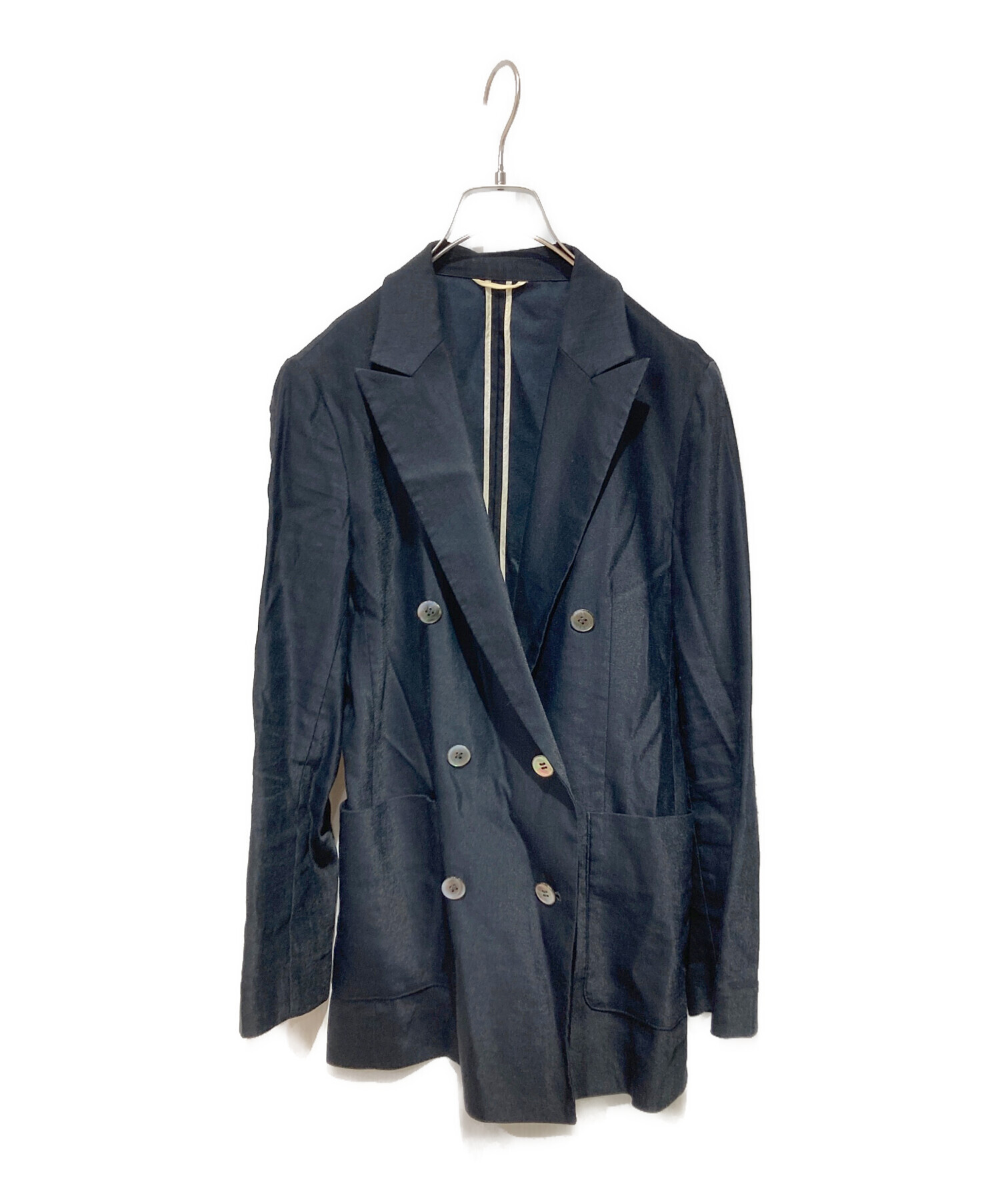 中古・古着通販】ANAYI (アナイ) リネンストレッチダブル ジャケット 中古・古着通販】ANAYI (アナイ) リネンストレッチダブル ジャケット
