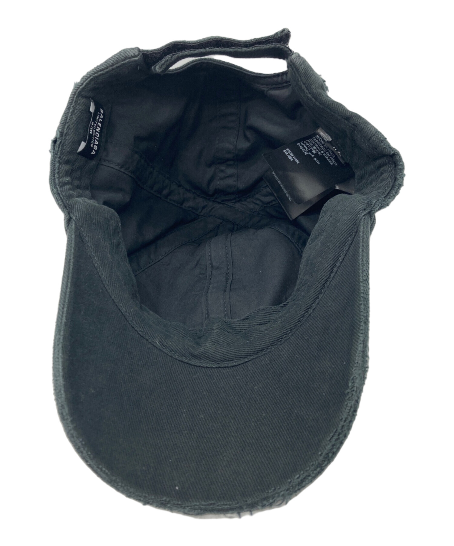 中古・古着通販】BALENCIAGA (バレンシアガ) RAMMSTEIN CAP ブラック