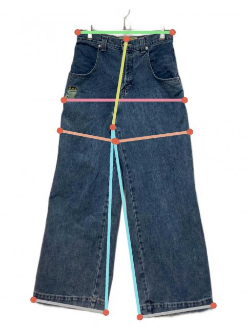 中古・古着通販】JNCO (ジェーエヌシーオー) バギーデニムパンツ