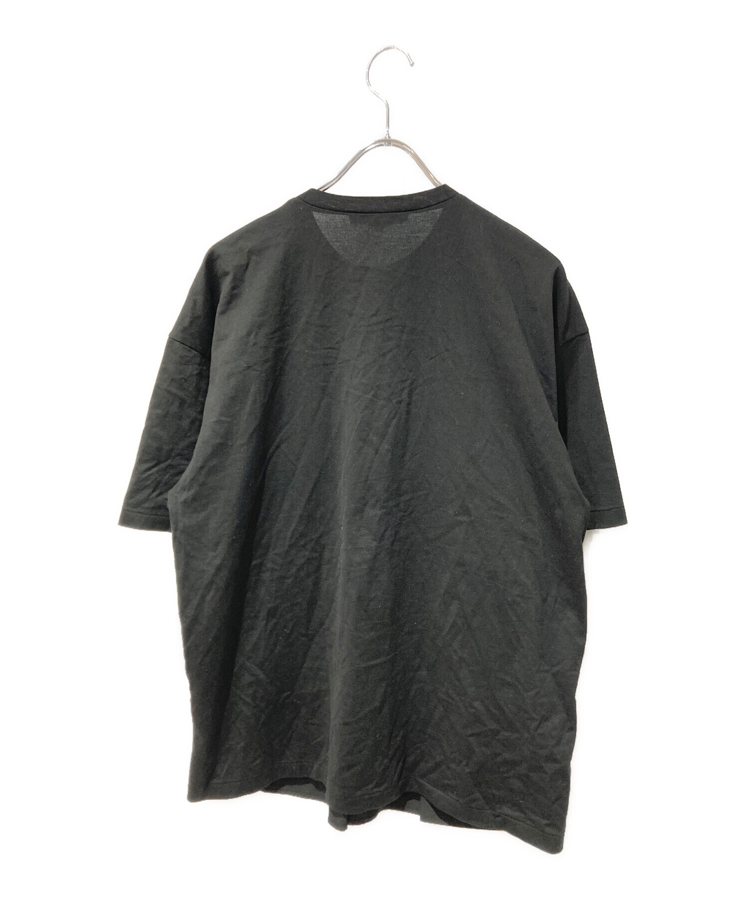 ENFOLD エンフォルド Tシャツ 黒 38 新品未使用タグ付き 定価3.6万 中古・古着通販】ENFOLD (エンフォルド) FRONT-DETAIL Tシャツ