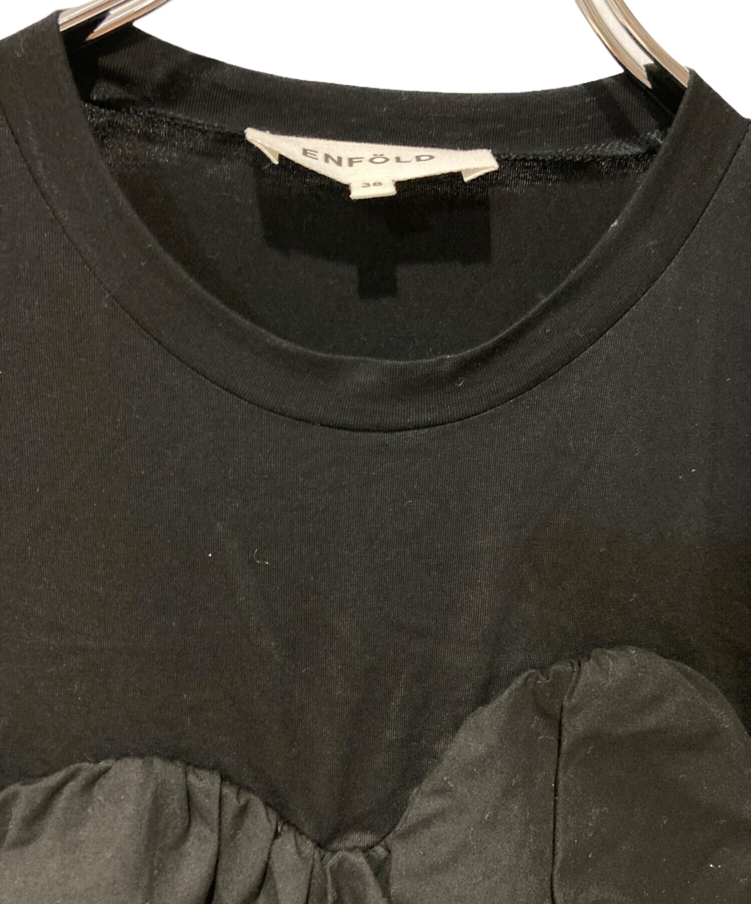 中古・古着通販】ENFOLD (エンフォルド) FRONT-DETAIL Tシャツ