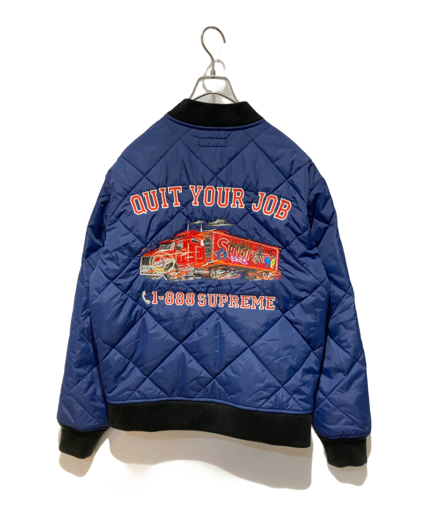 中古・古着通販】SUPREME (シュプリーム) Quit Your Job Quilted Work