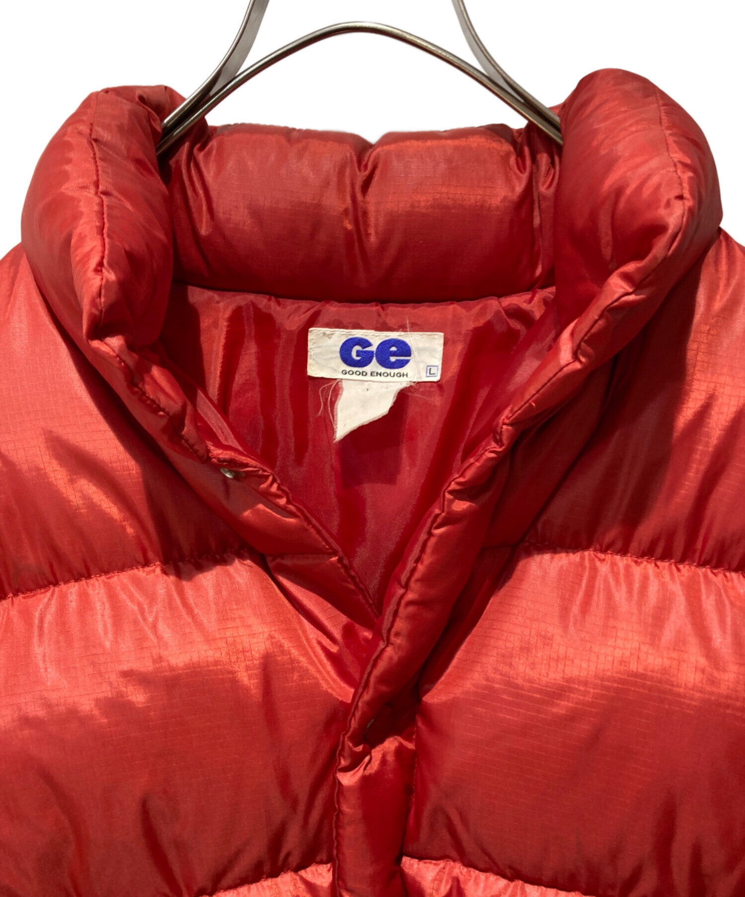 中古・古着通販】GOODENOUGH (グッドイナフ) ダウンジャケット レッド
