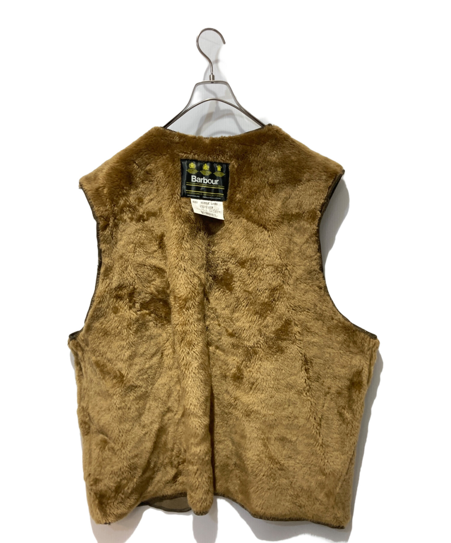 中古・古着通販】Barbour (バブアー) ファーライナーベスト ブラウン