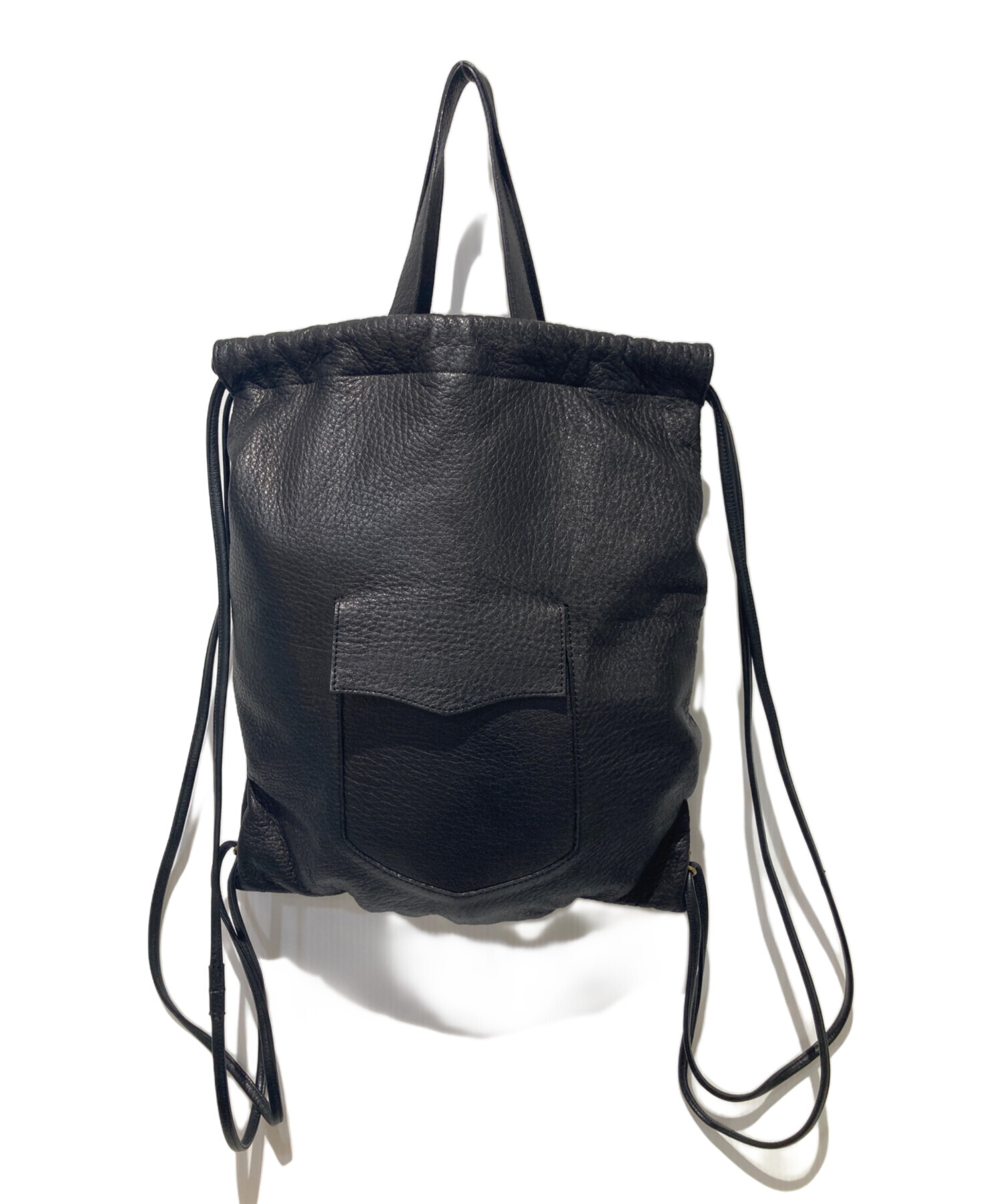 中古・古着通販】NICENESS (ナイスネス) ROGER Deer Leather Knapsack