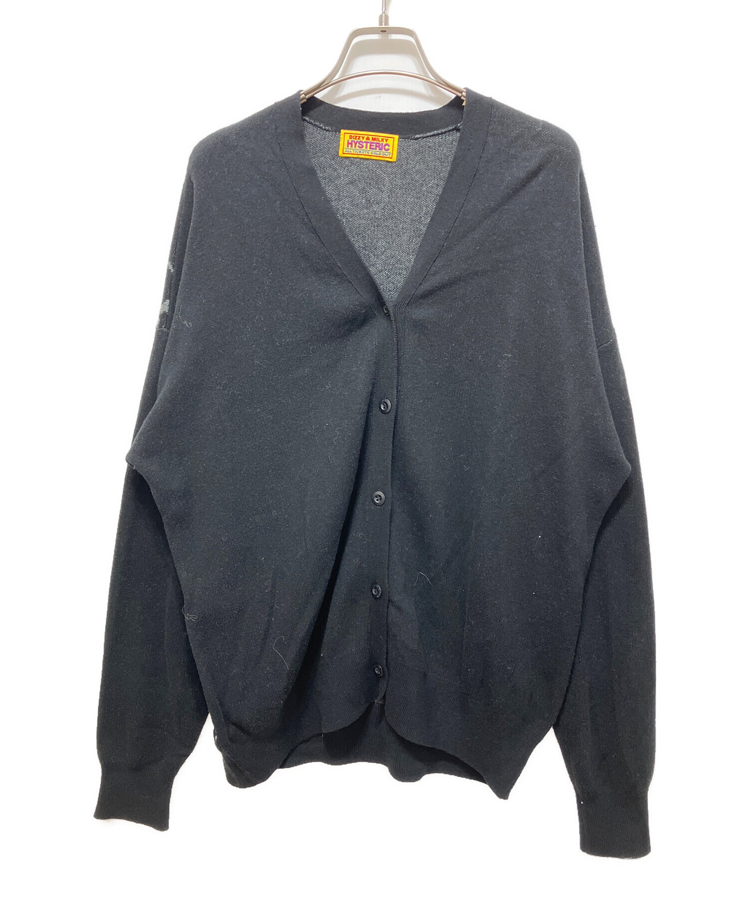 HYSTERIC GLAMOURスカル カーディガン ブラック 中古・古着通販】Hysteric Glamour (ヒステリックグラマー) SKULL