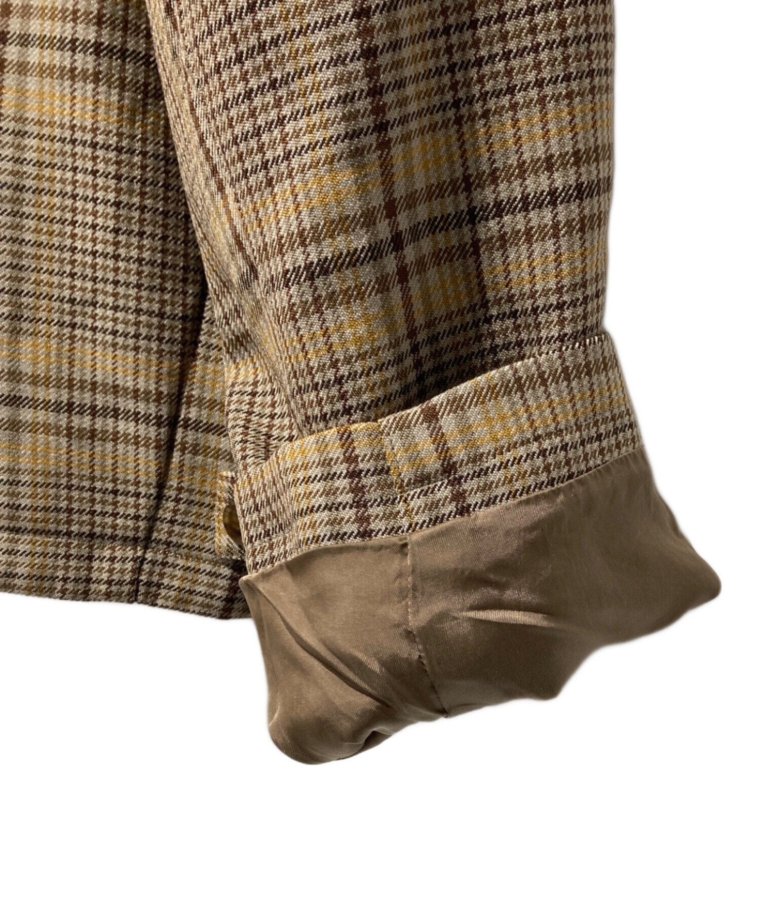 中古・古着通販】AURALEE (オーラリー) WOOL SERGE CHECK ZIP-UP