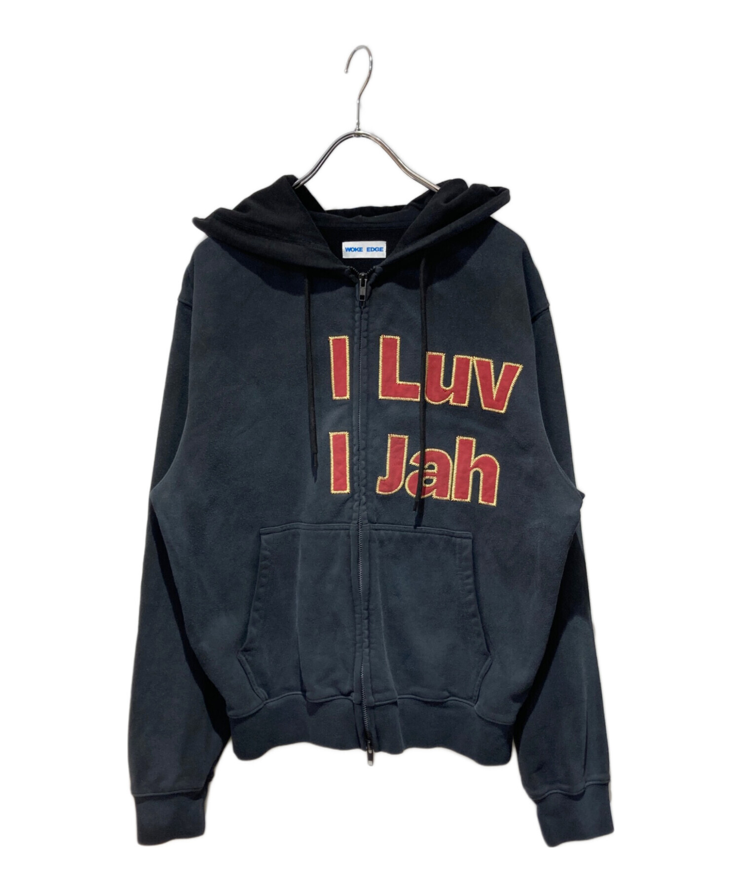 中古・古着通販】WOKE EDGE (ウォーク エッジ) I Luv I Jah Zip Hoodie