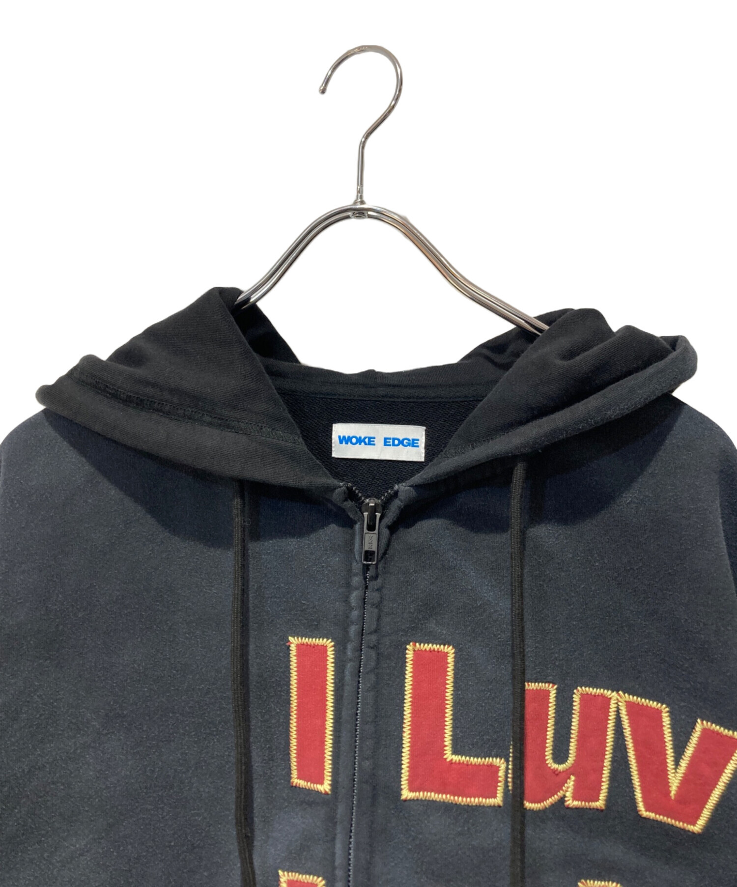 中古・古着通販】WOKE EDGE (ウォーク エッジ) I Luv I Jah Zip Hoodie