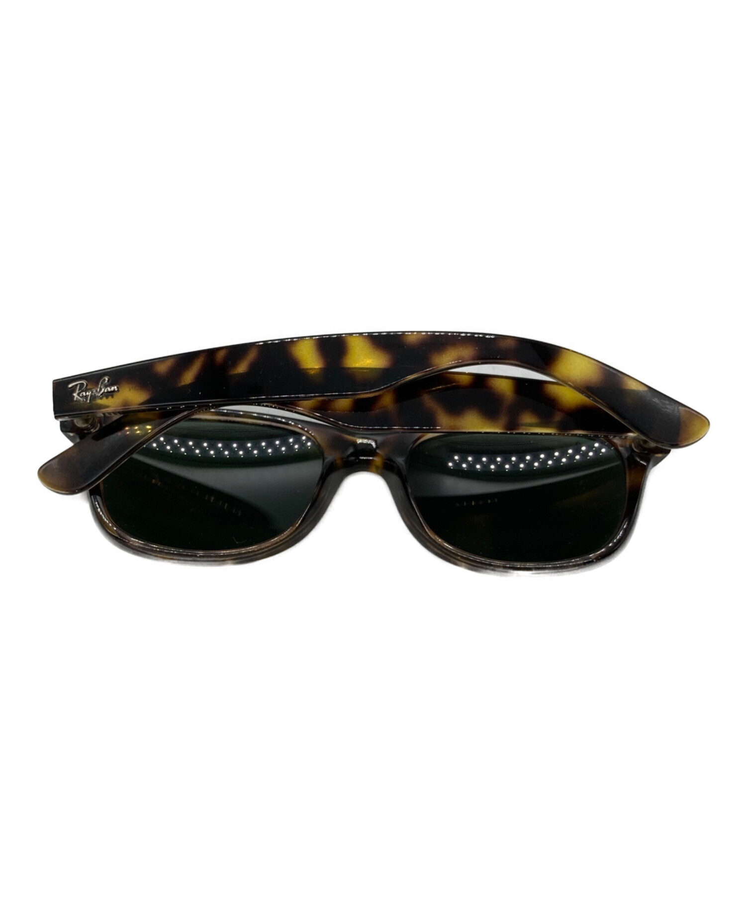 レイバン サングラス ヴィンテージ レザー 革 廃盤 58/14度なし 中古・古着通販】RAY-BAN (レイバン) サングラス ブラウン サイズ:52