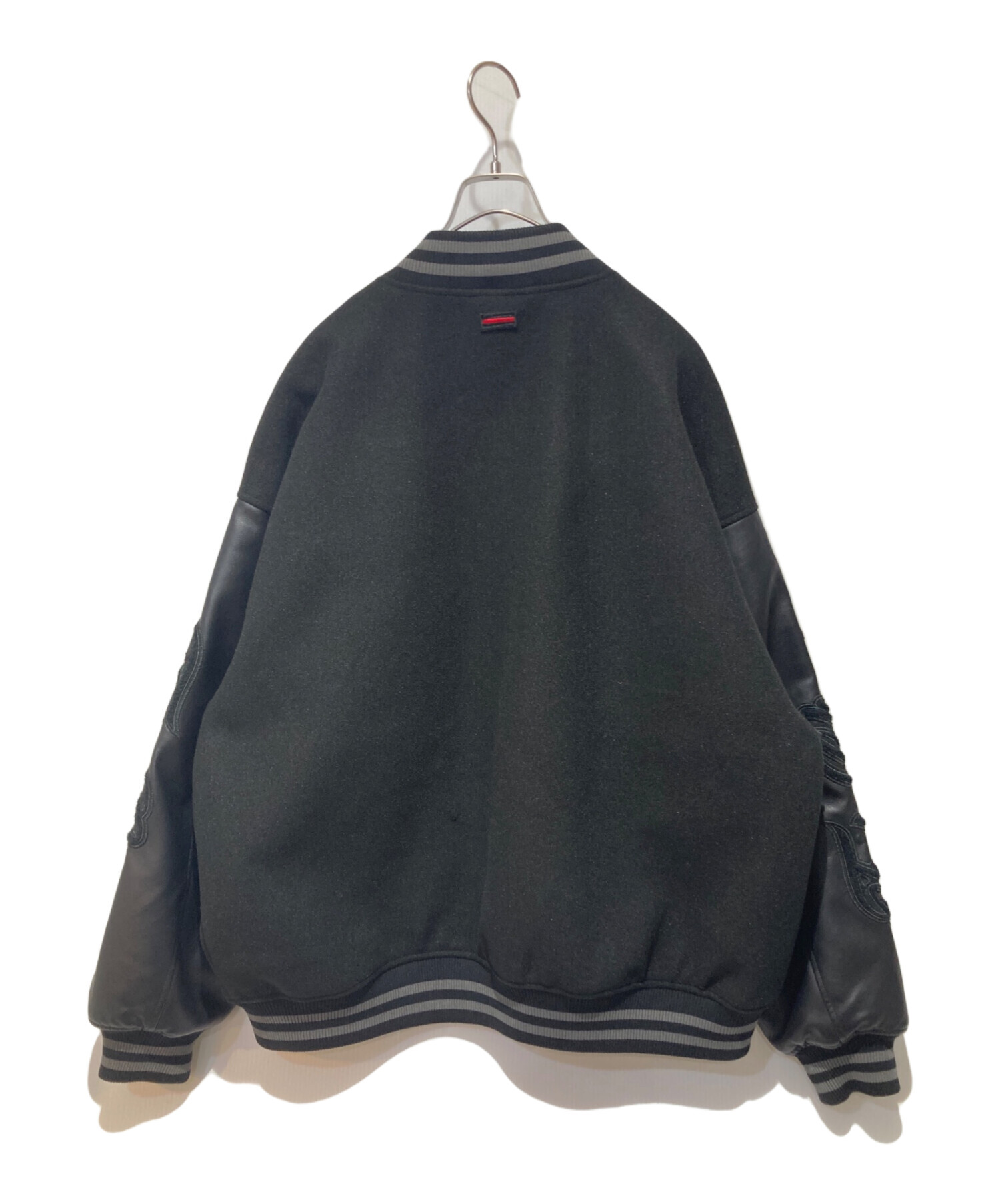 中古・古着通販】FUBU (フブ) フェイクレザースタジャン ブラック