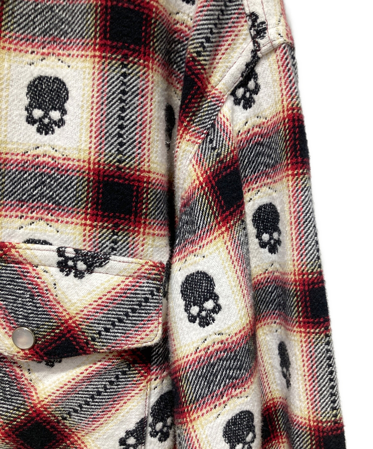 numbernineシュプリーム  チェックシャツ  レッドM 中古・古着通販】Supreme (シュプリーム) NUMBER (N)INE