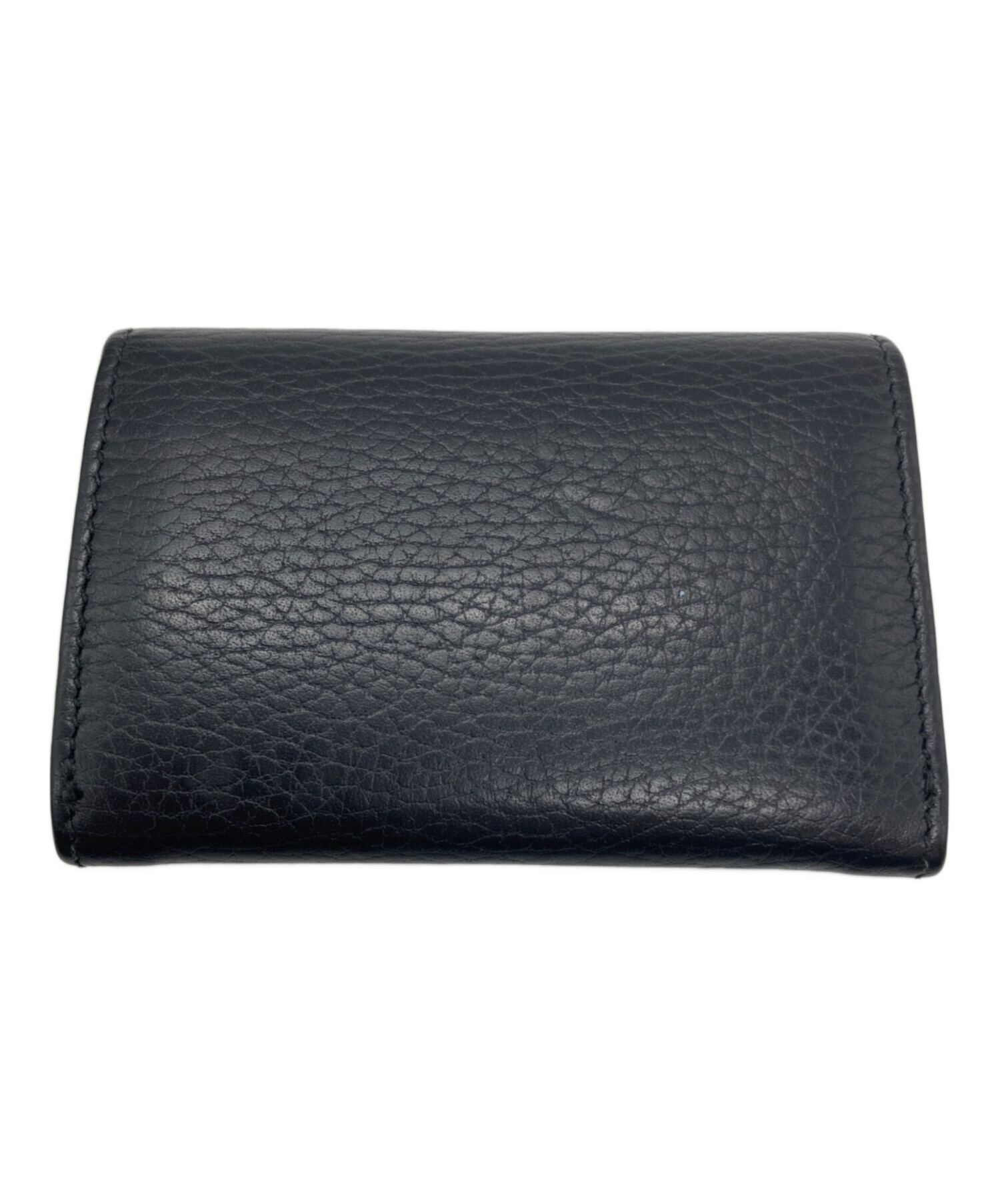 中古・古着通販】GUCCI (グッチ) 2つ折り財布 ブラック｜ブランド