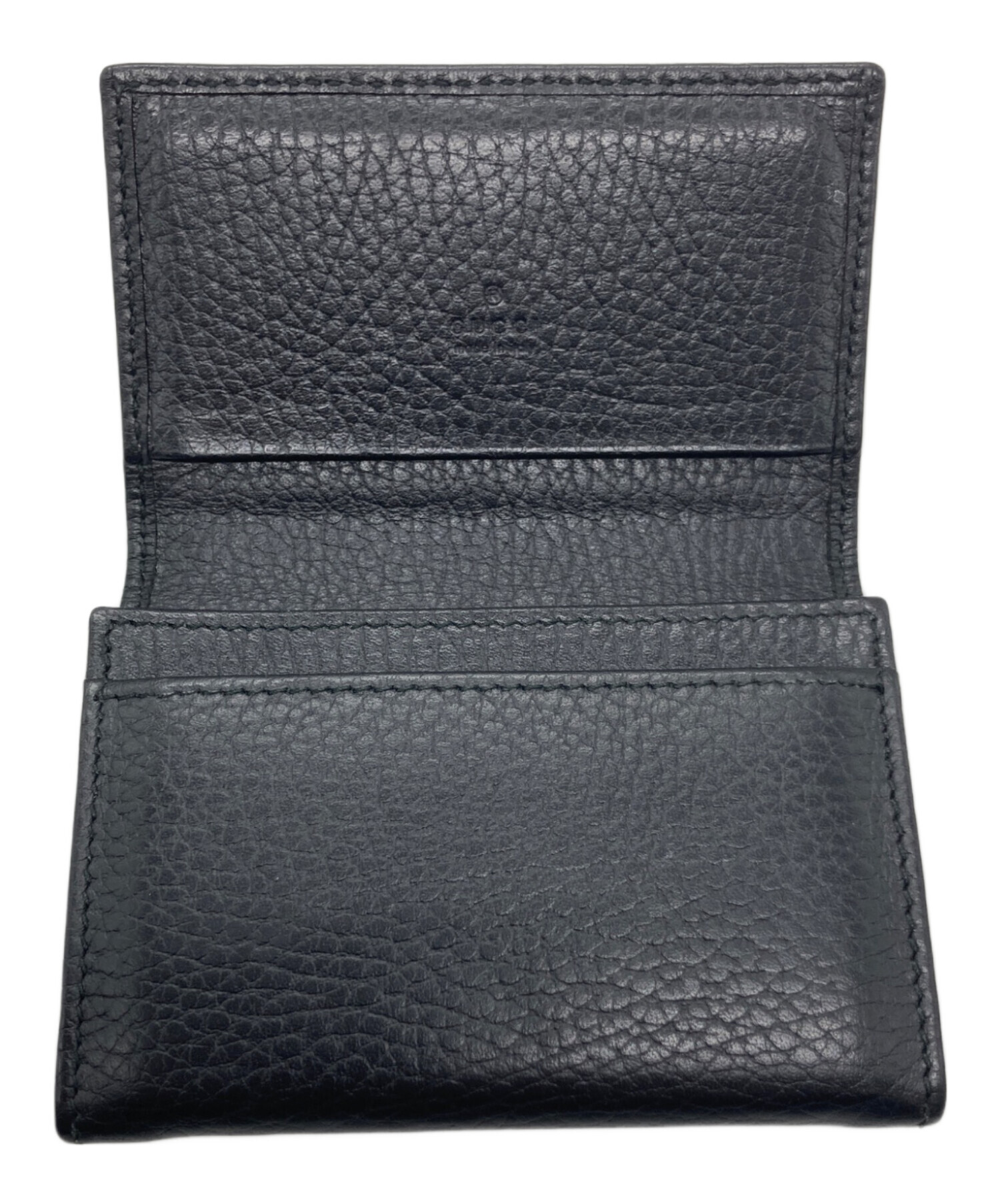 GUCCI サイフ　未使用 中古・古着通販】GUCCI (グッチ) 2つ折り財布 ブラック｜ブランド