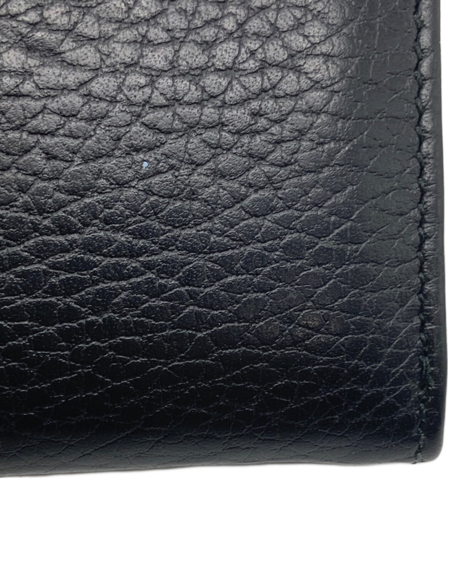 中古・古着通販】GUCCI (グッチ) 2つ折り財布 ブラック｜ブランド
