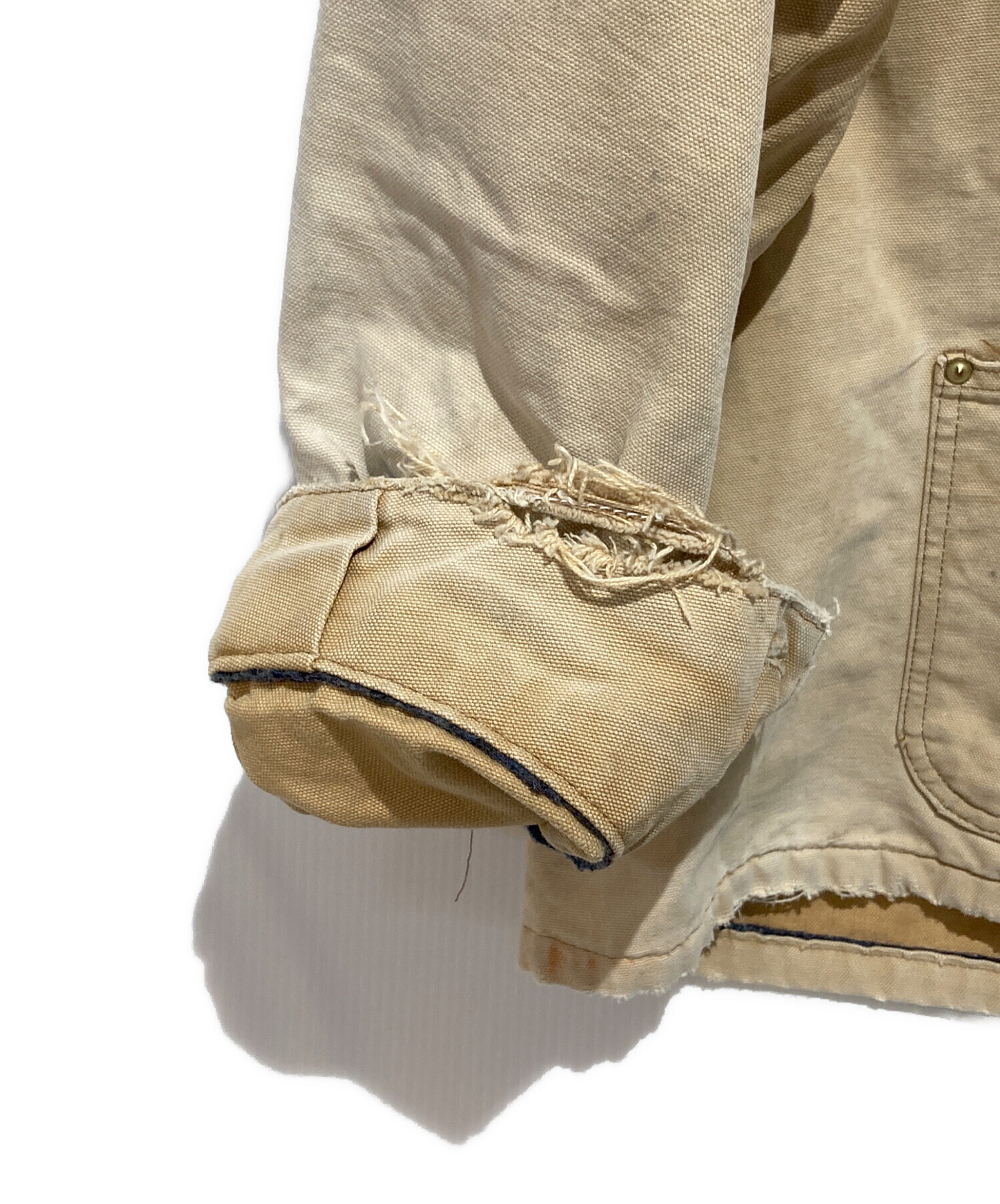 ア*ー様 Carhartt ベージュ ミシガンチョアコート 90s carhartt カーハート ミシガンチョアコート 48 XL相当 | 古着屋 Uan
