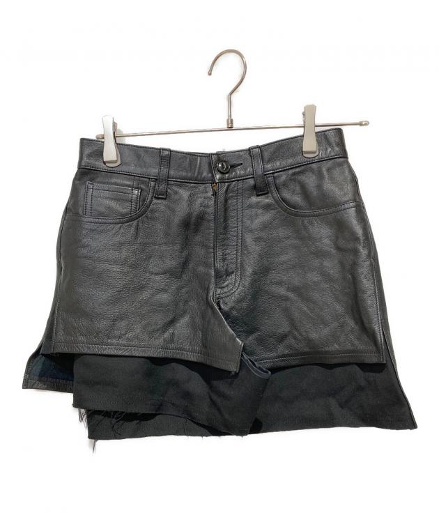 JUNYAWATANABE コムデギャルソン　ボーダー スカート　変形　レース 中古・古着通販】JUNYA WATANABE COMME des GARCONS ((ジュンヤ