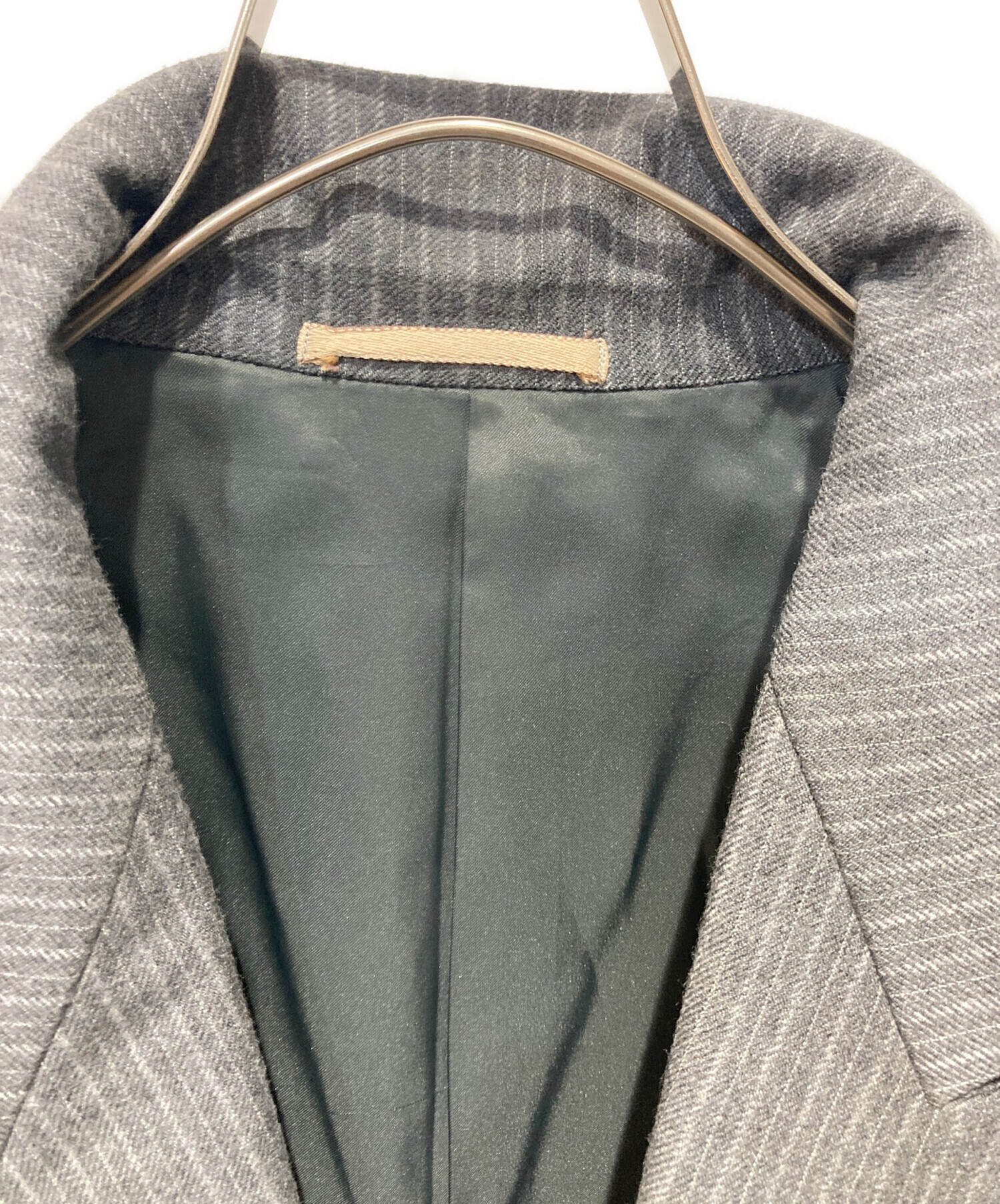 COMME des GARÇONS グレー テーラードジャケット 中古・古着通販】COMME des GARCONS HOMME (コムデギャルソン オム