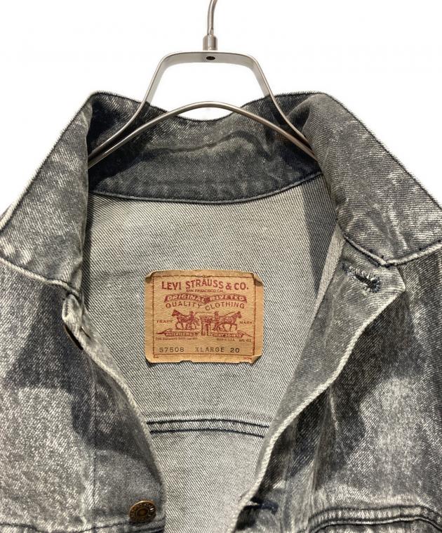 【for はる田様】オーダー品 中古・古着通販】LEVI'S (リーバイス) 57508 BLACK DENIM JACKET
