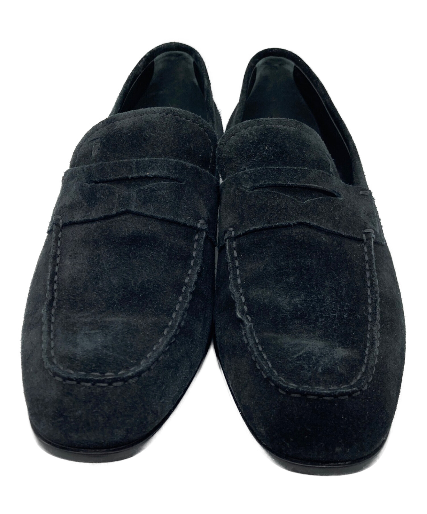 【美品】Tod's ペニーローファー　size35 中古・古着通販】TOD'S (トッズ) スウェードペニーローファー ブラック
