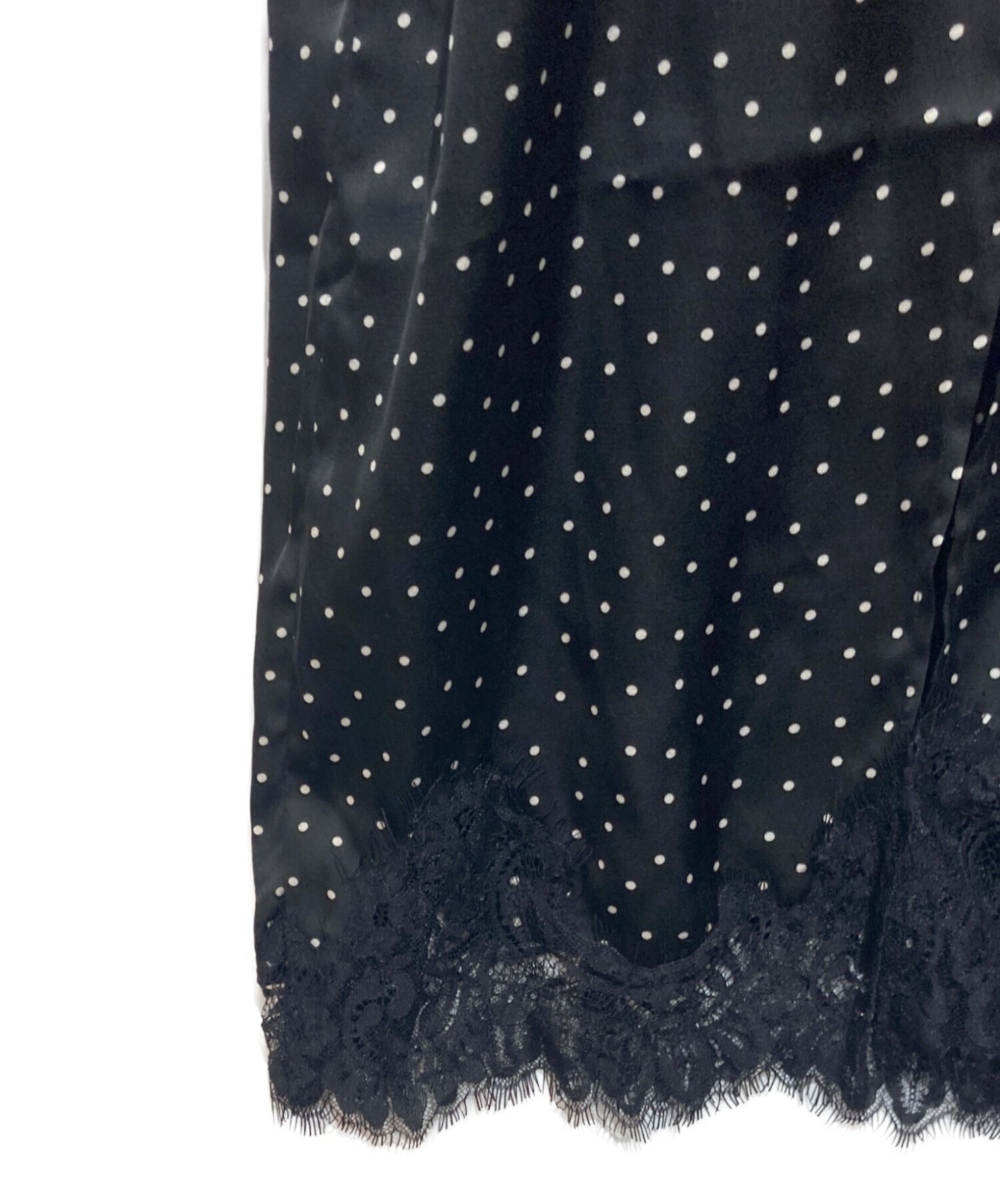 中古・古着通販】Henon. (ー) LINGERIE CAMI DRESS ブラック サイズ