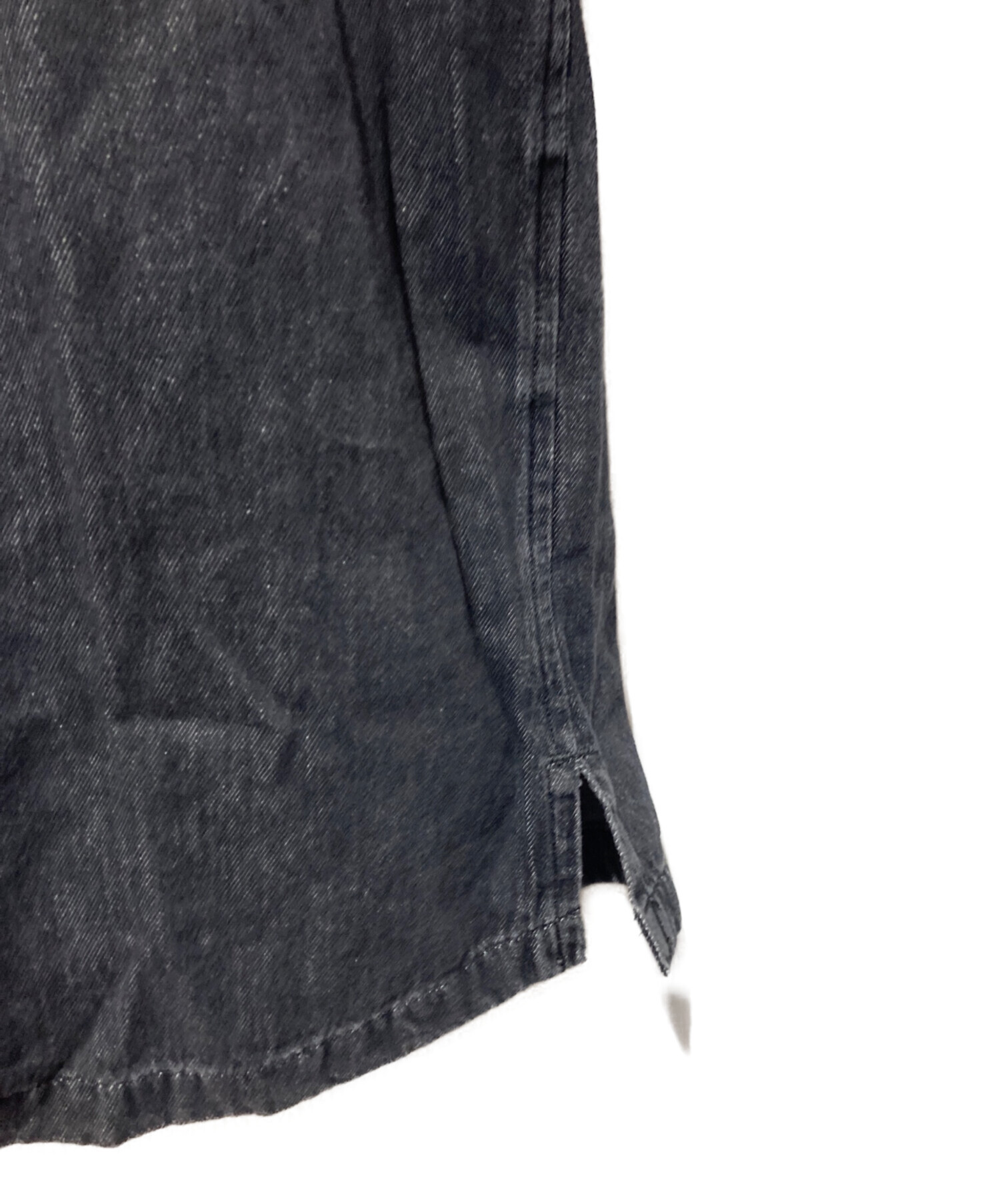 中古・古着通販】DIESEL (ディーゼル) デニムオープンカラーシャツ 