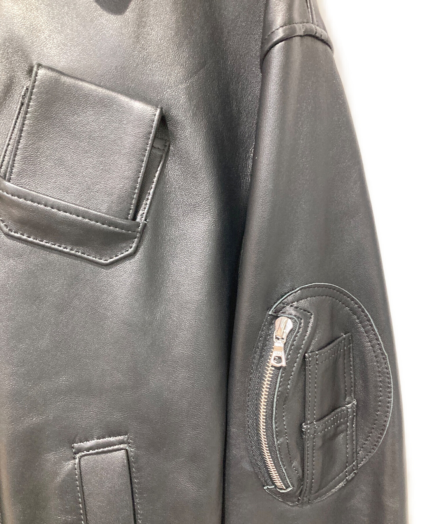 中古・古着通販】ssstein (シュタイン) SHEEP LEATHER FLIGHT JACKET