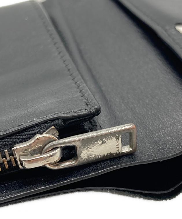 中古・古着通販】JIL SANDER (ジルサンダー) 2つ折り財布 ブラック