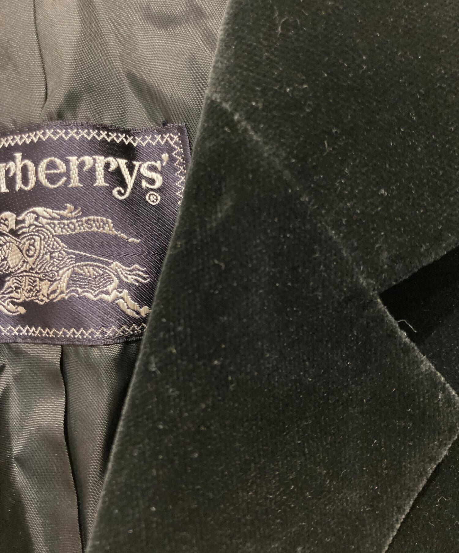 中古・古着通販】Burberry's (バーバリーズ) ベロアテーラード