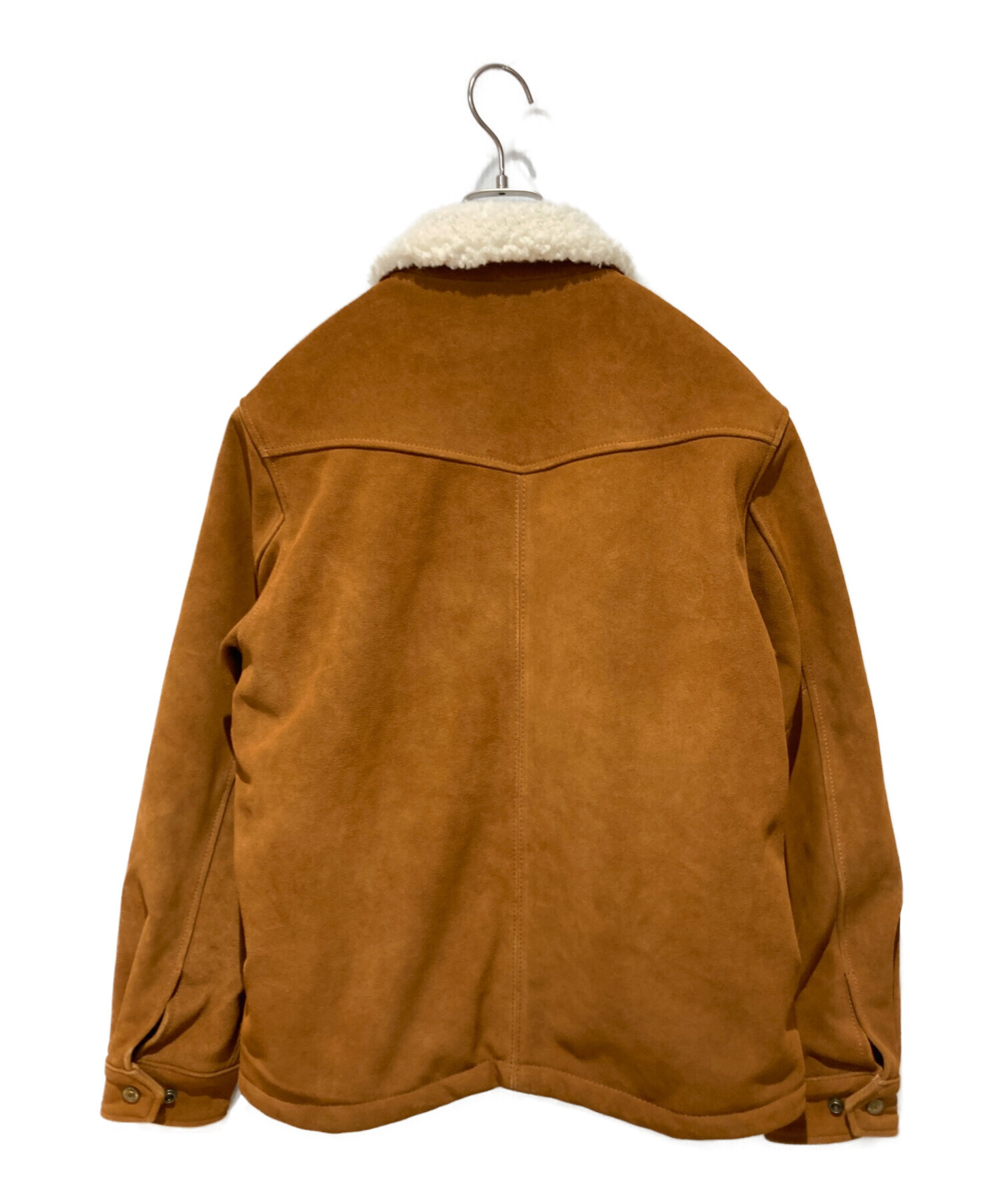 中古・古着通販】EDWIN (エドウィン) SUEDE BOA JACKET ブラウン 