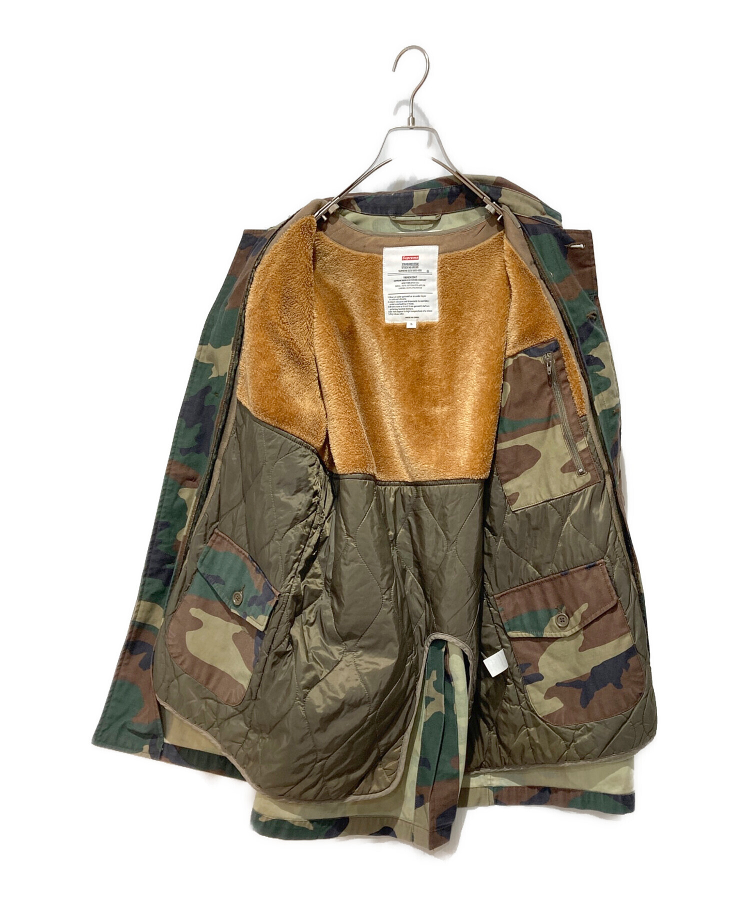 中古・古着通販】Supreme (シュプリーム) ARMY TRENCH COAT グリーン