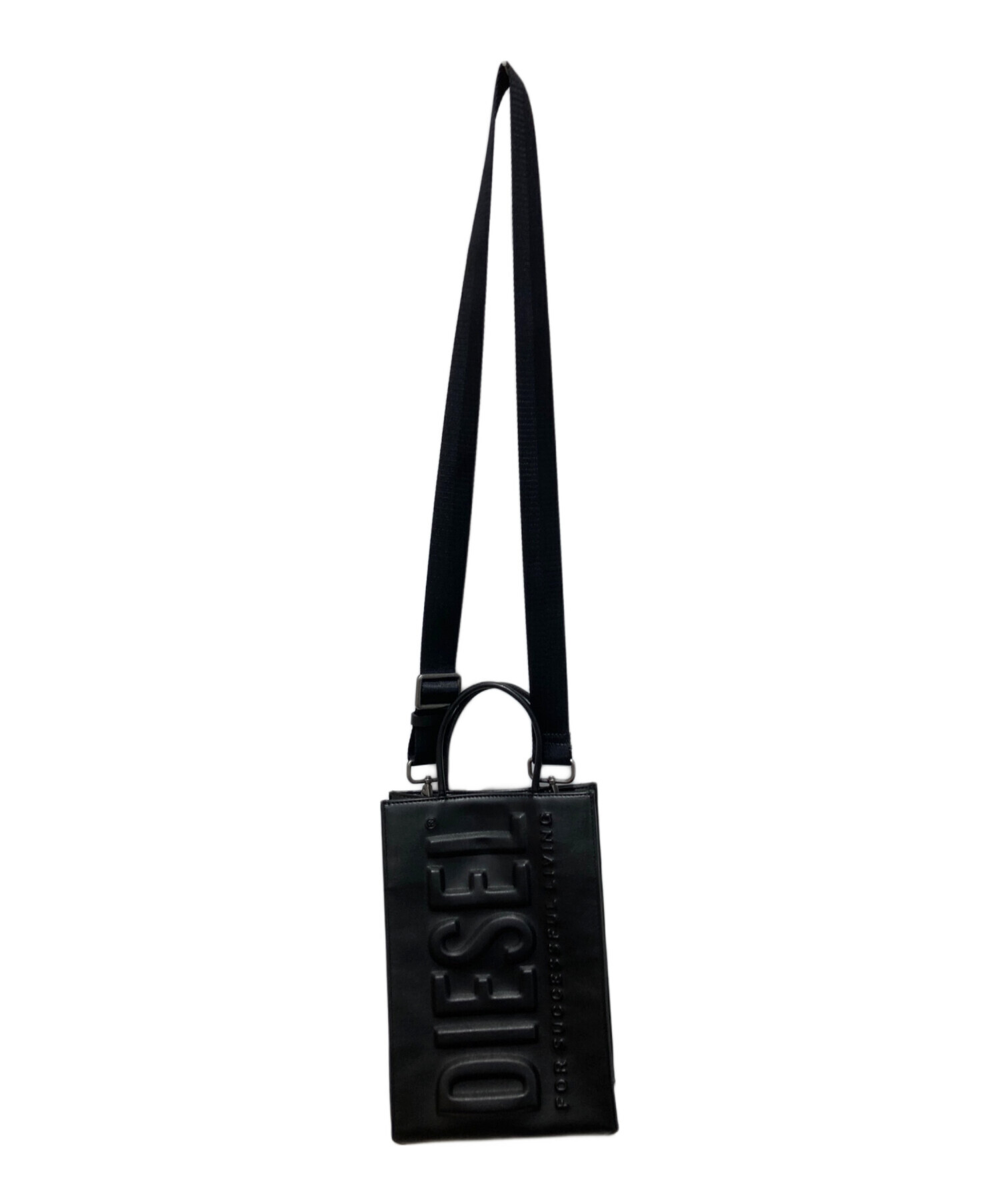 中古・古着通販】DIESEL (ディーゼル) 3Ⅾロゴトートバッグ ブラック 